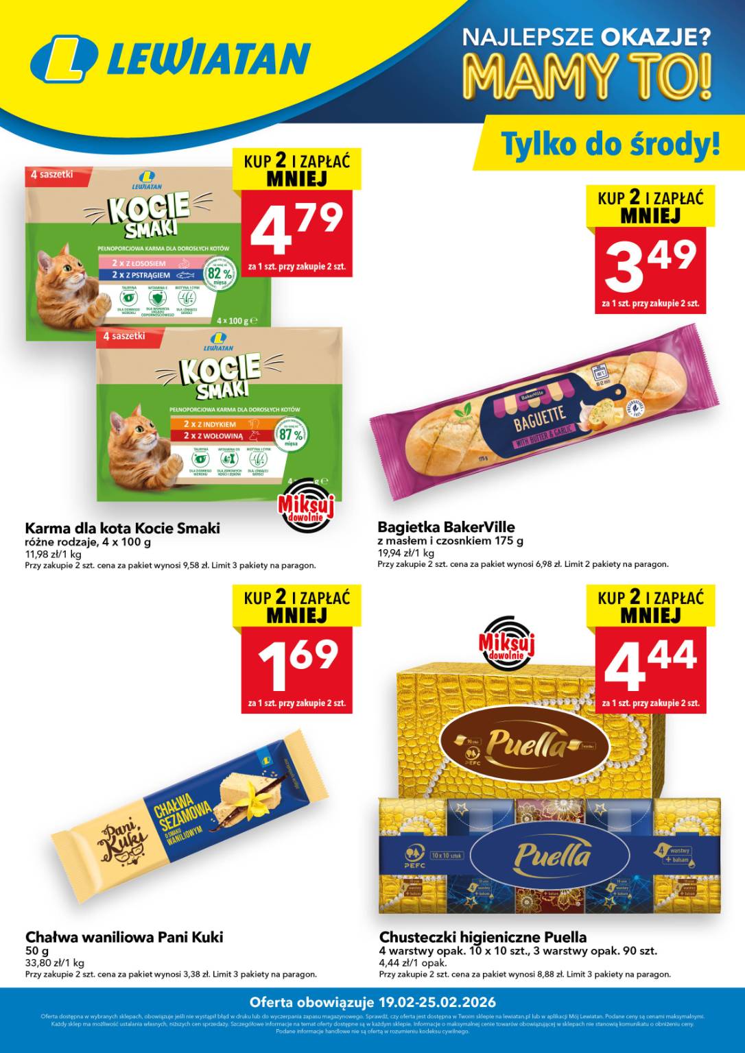 Gazetka Lewiatan - W wielopakach taniej! - ważna od 19.02.2026 do 25.02.2026