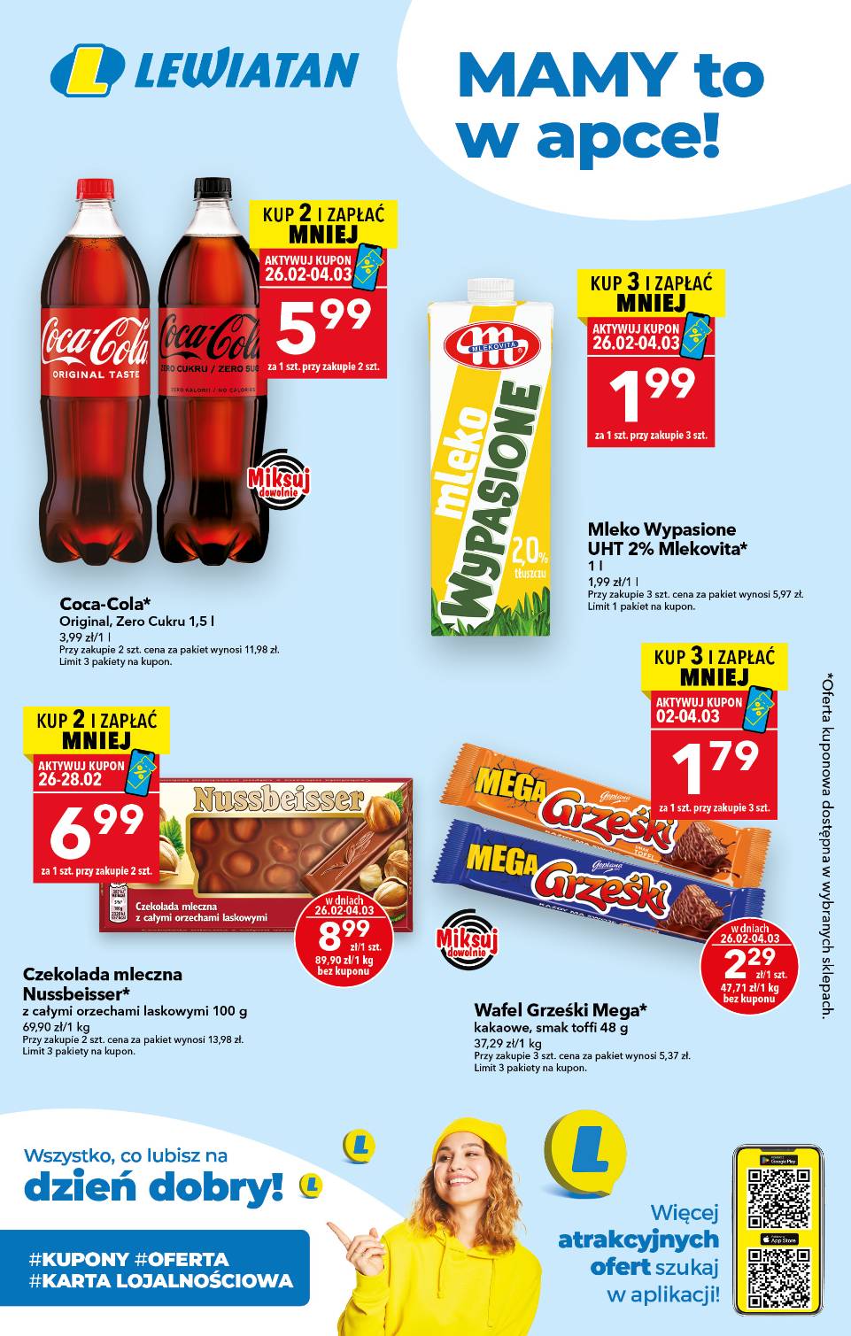 Gazetka Lewiatan - Mamy to w apce! - ważna od 26.02.2026 do 04.03.2026