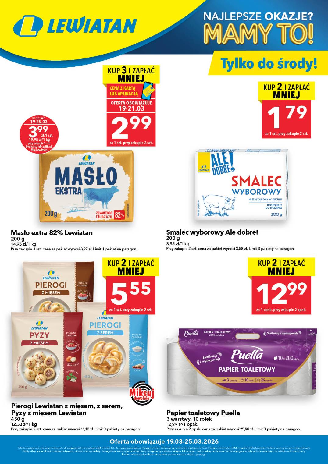 Gazetka Lewiatan - W wielopakach taniej - ważna od 19.03.2026 do 25.03.2026