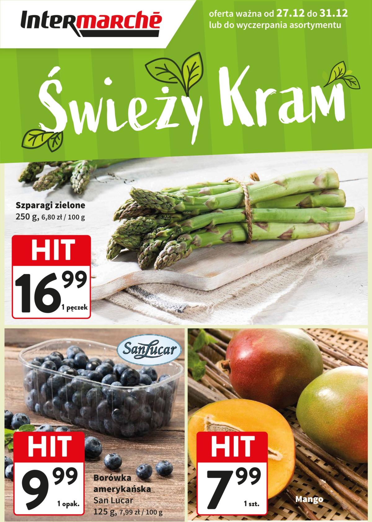 Intermarché - Świeży Kram gazetka ważna od 27.12. - 31.12.