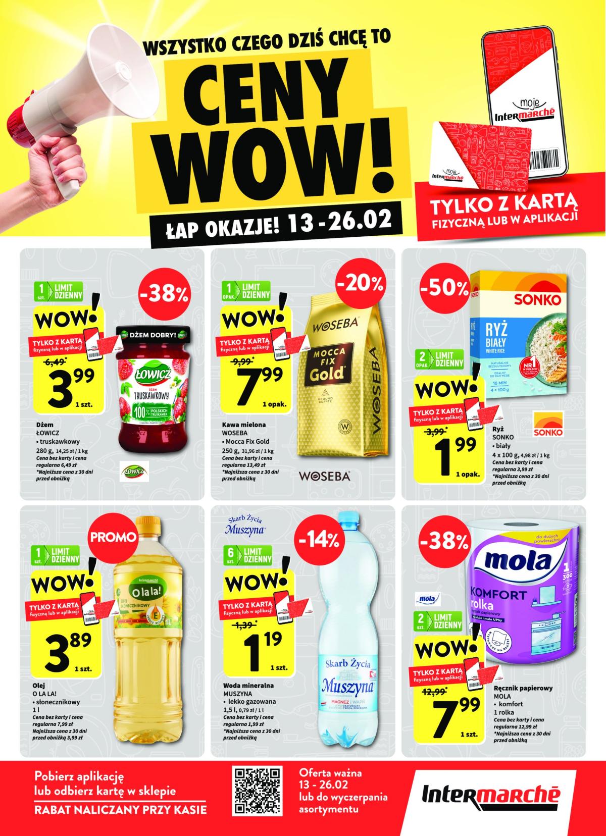 Intermarché - Ceny wow gazetka ważna od 13.02. - 26.02.