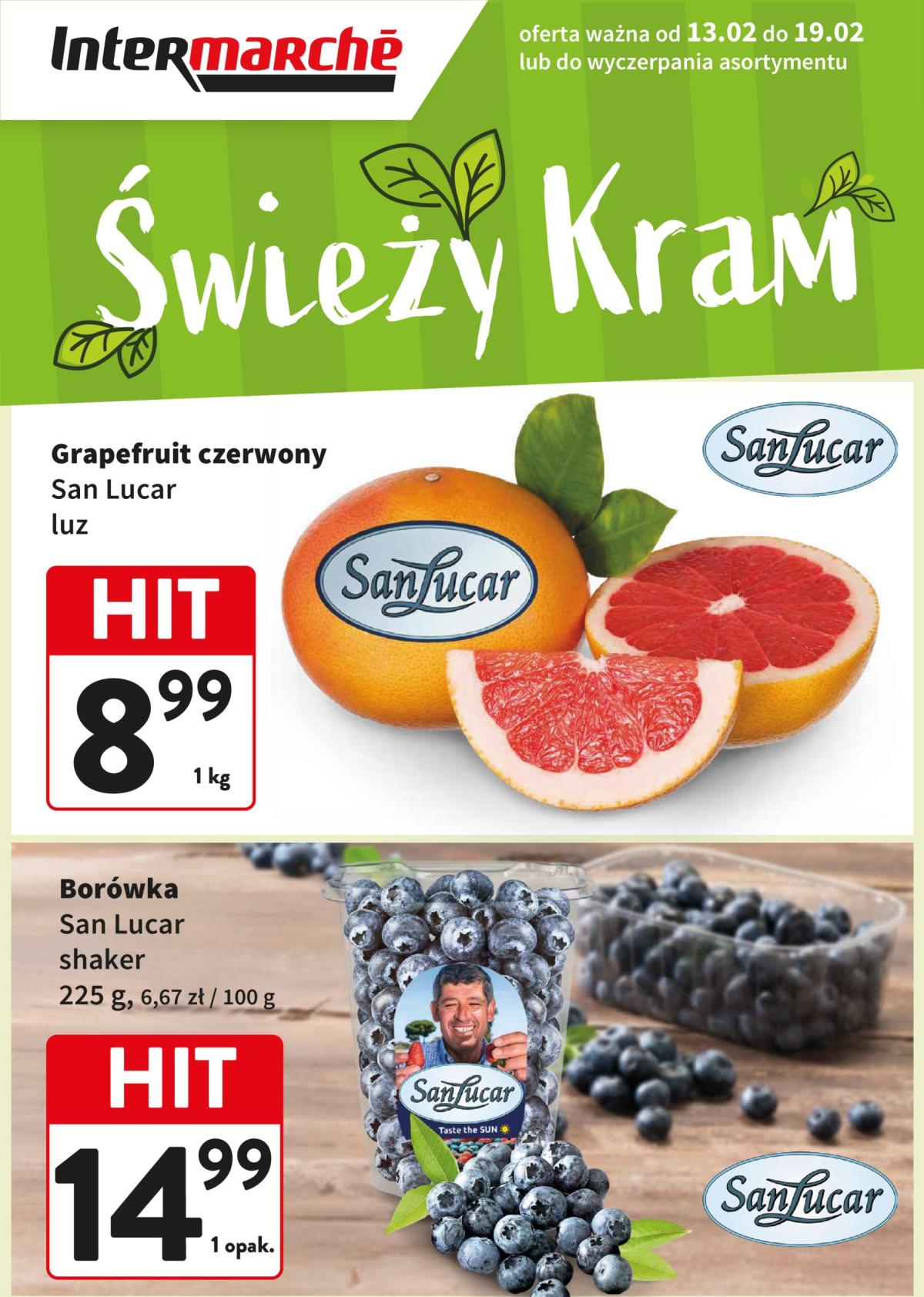 Intermarché - Świeży Kram gazetka ważna od 13.02. - 19.02.
