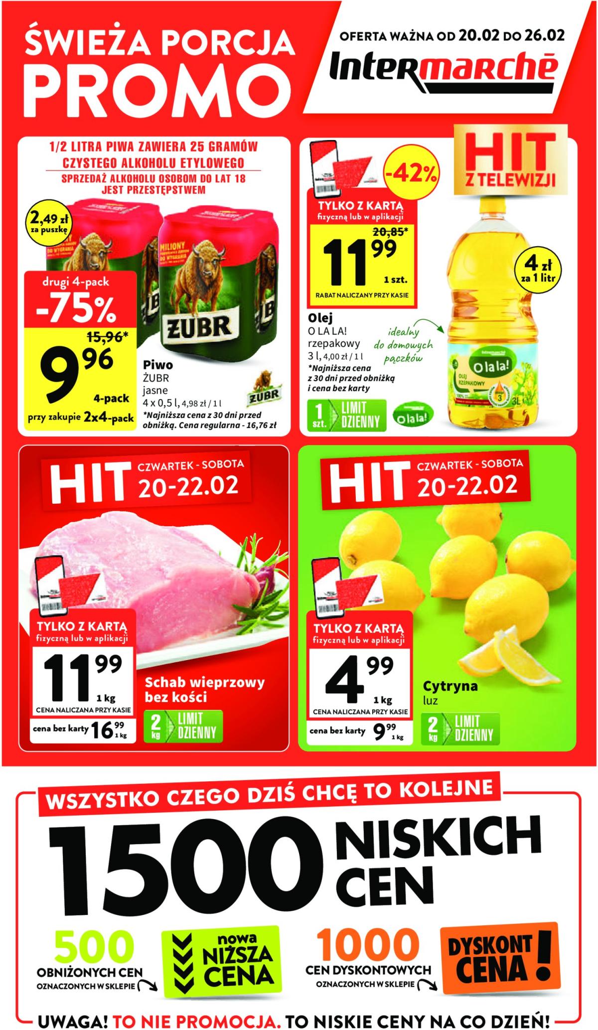 Intermarché gazetka ważna od 20.02. - 26.02.