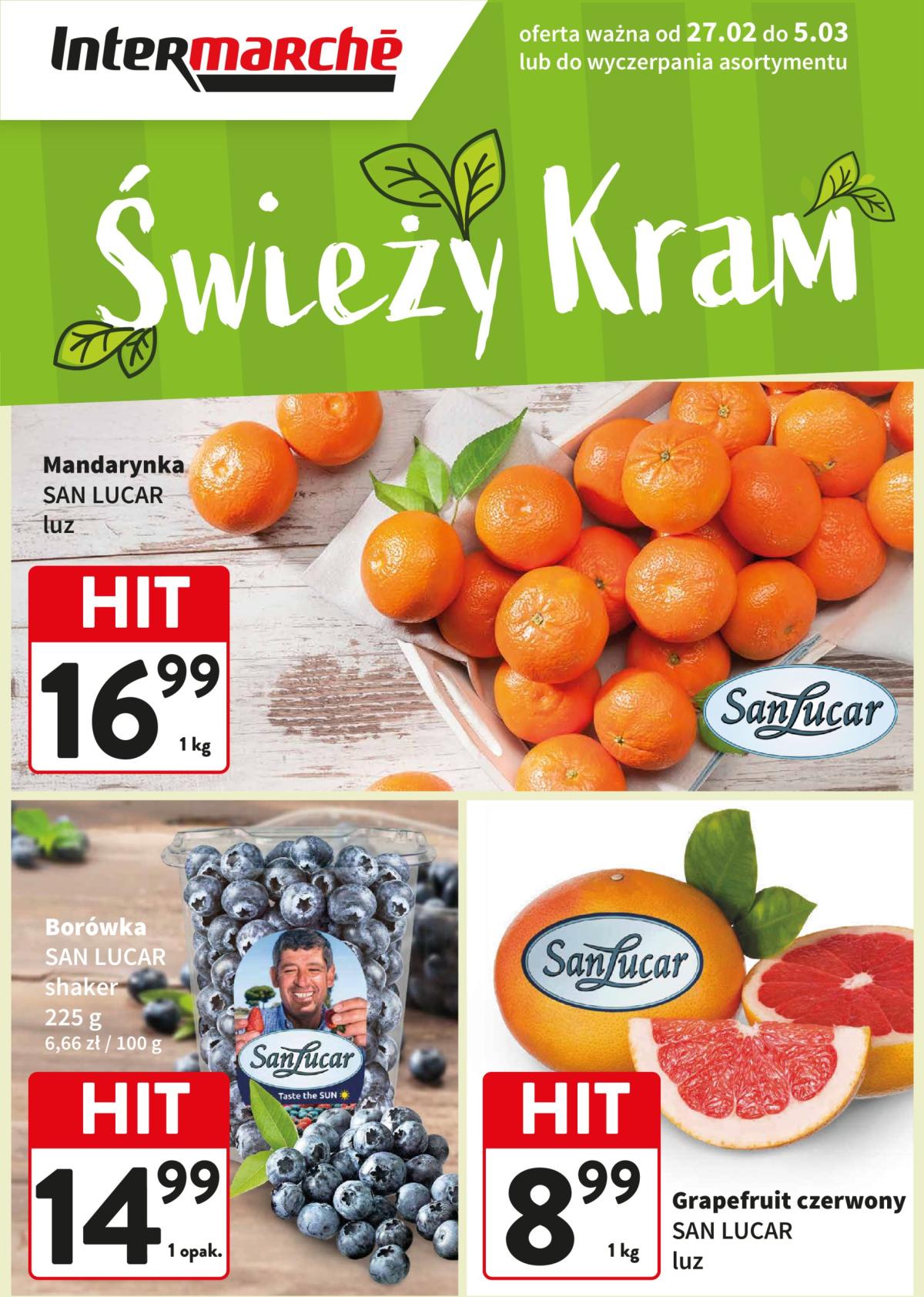 Intermarché - Świeży Hit gazetka ważna od 27.02. - 05.03.