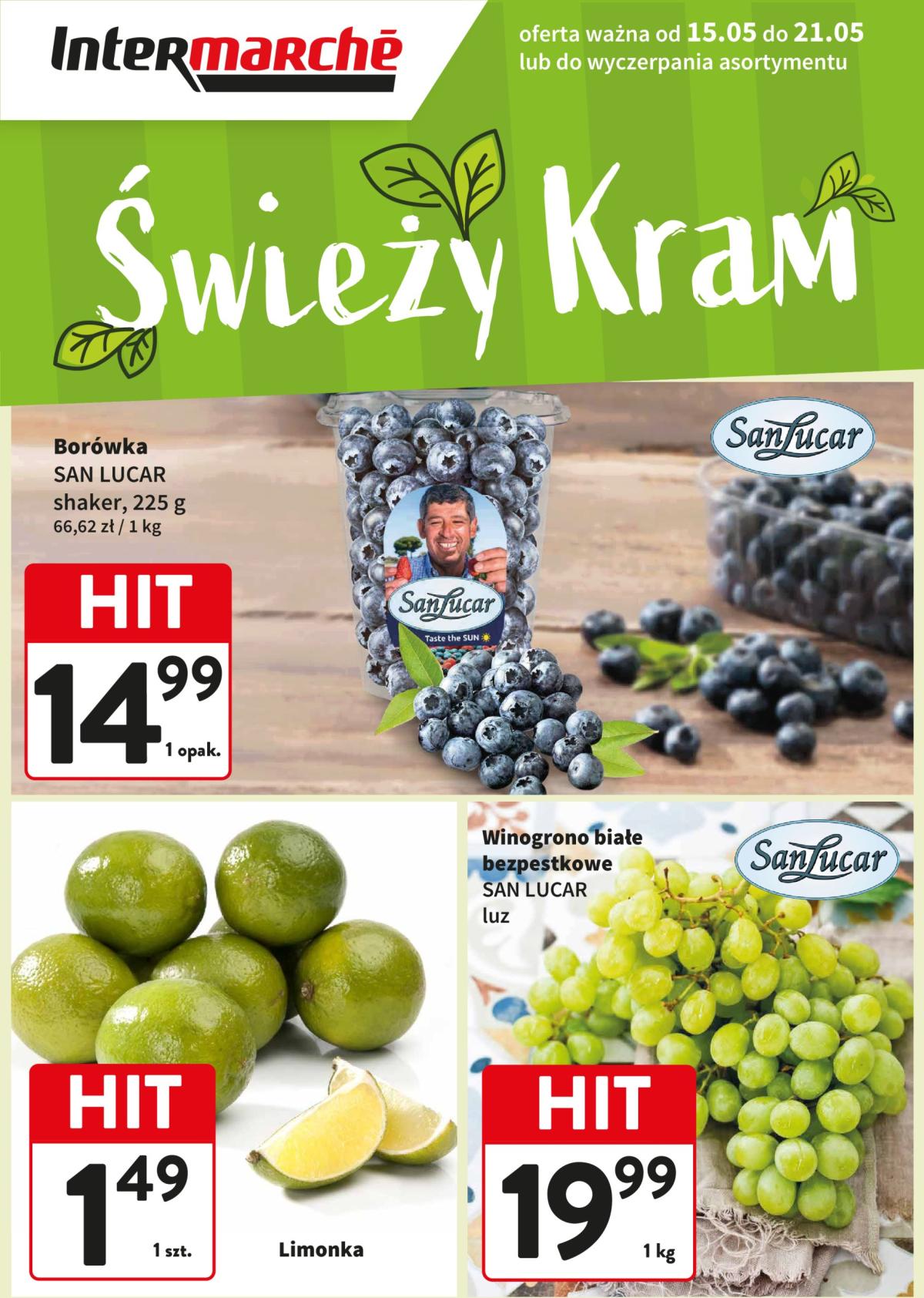Intermarché - Świeży Hit gazetka ważna od 15.05. - 21.05.