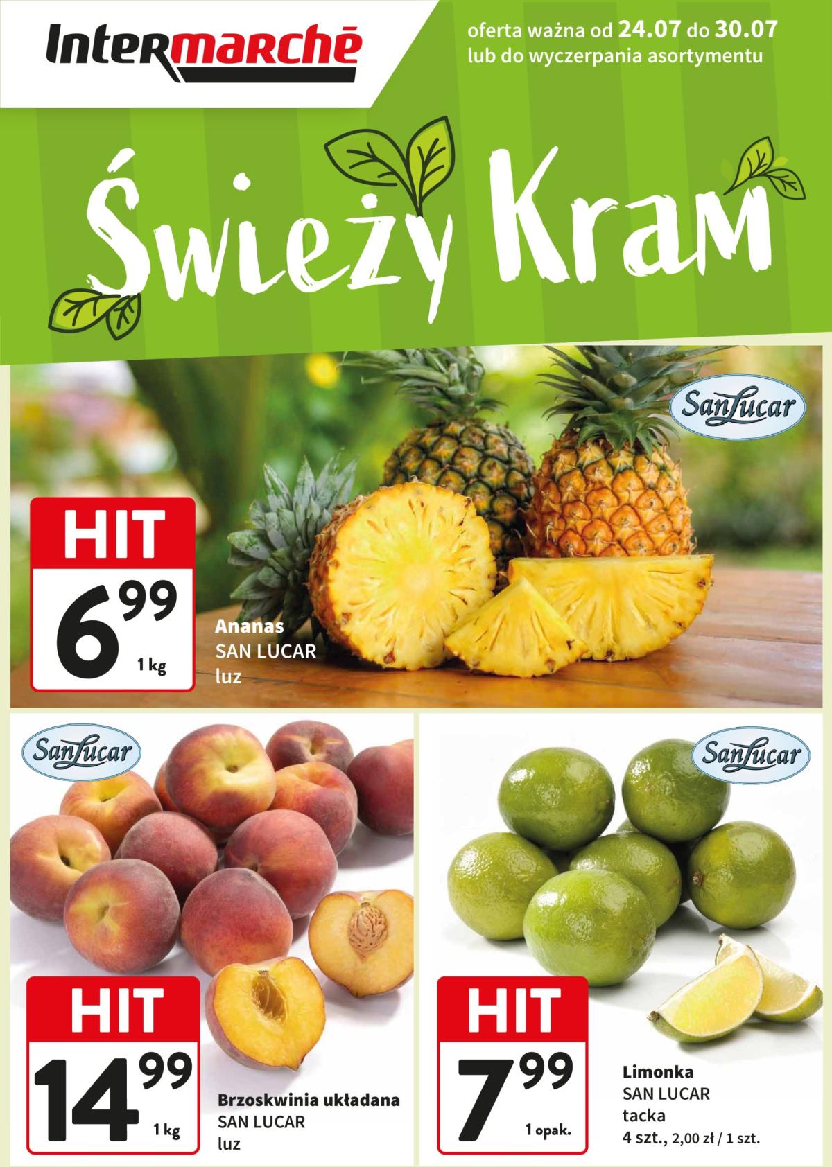 Gazetka Intermarché - Świeży Hit ważna od 24.07. - 30.07.