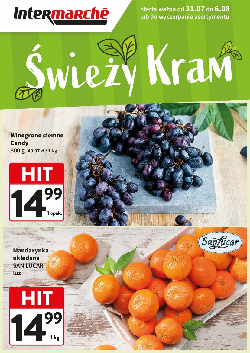 Gazetka Intermarché - Świeży HIt - ważna od 31.07. do 06.08.