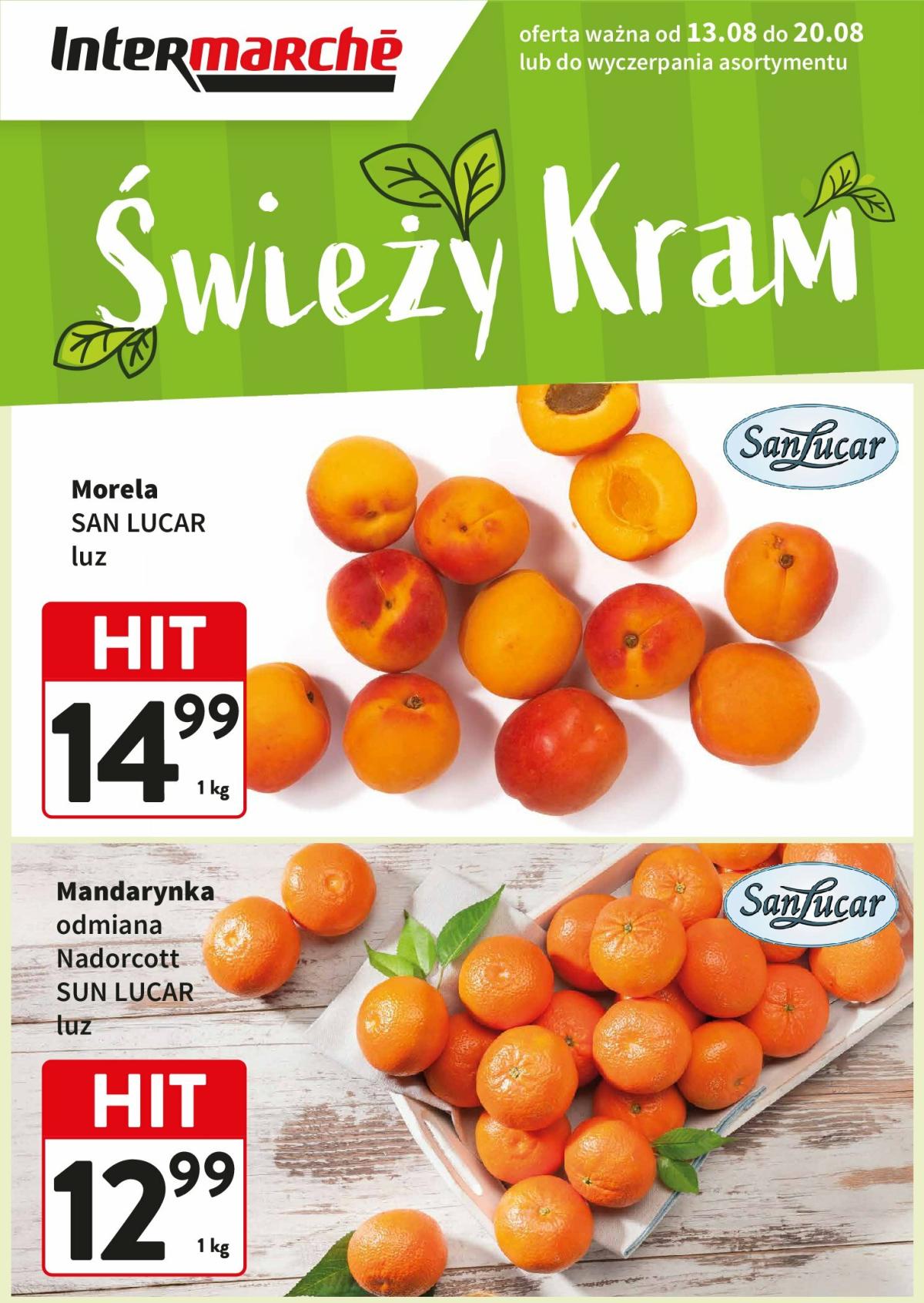 Gazetka Intermarché - Świeży Hit - ważna od 13.08. do 20.08.