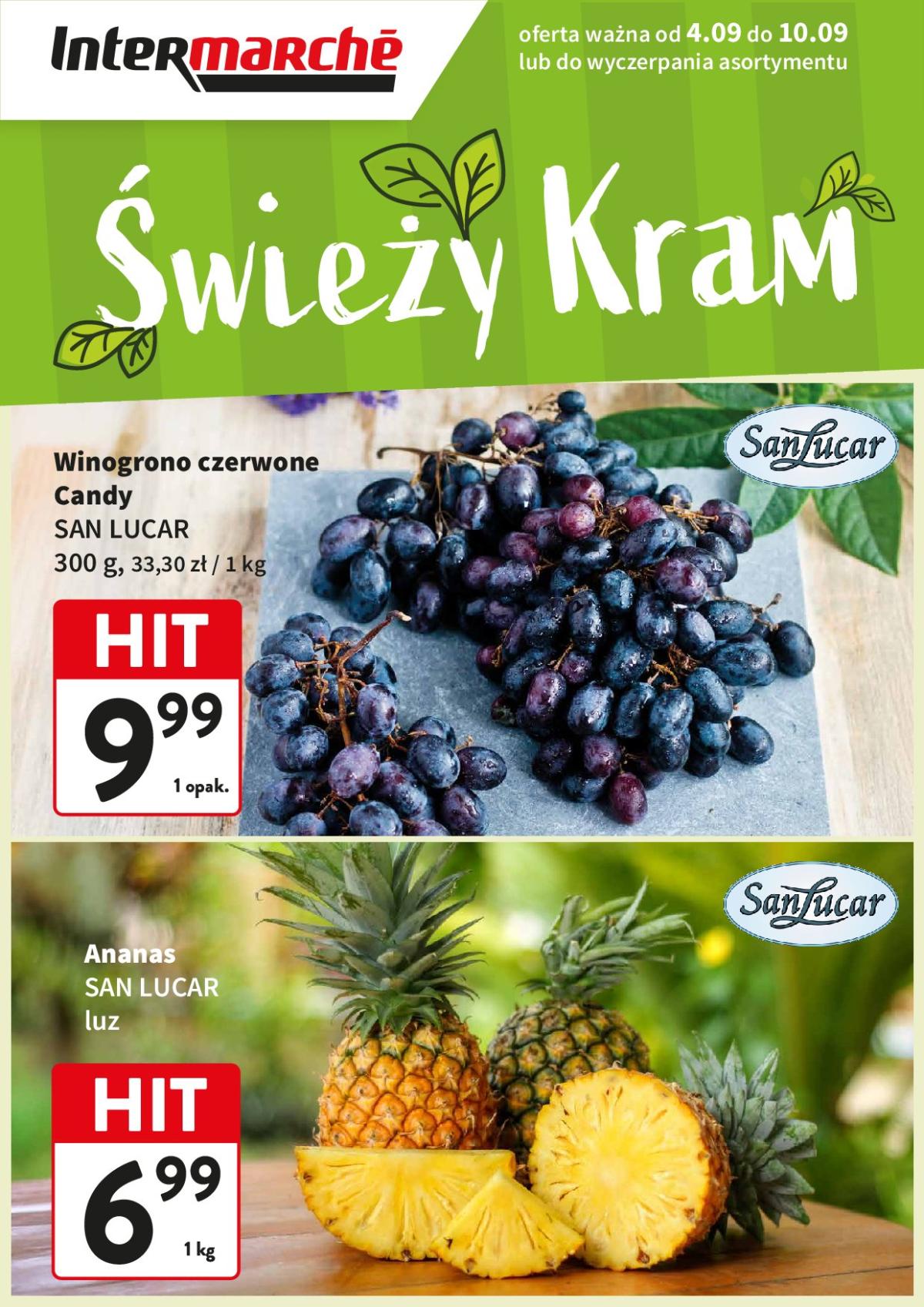 Gazetka Intermarché - Świeży HIT - ważna od 04.09. do 10.09.