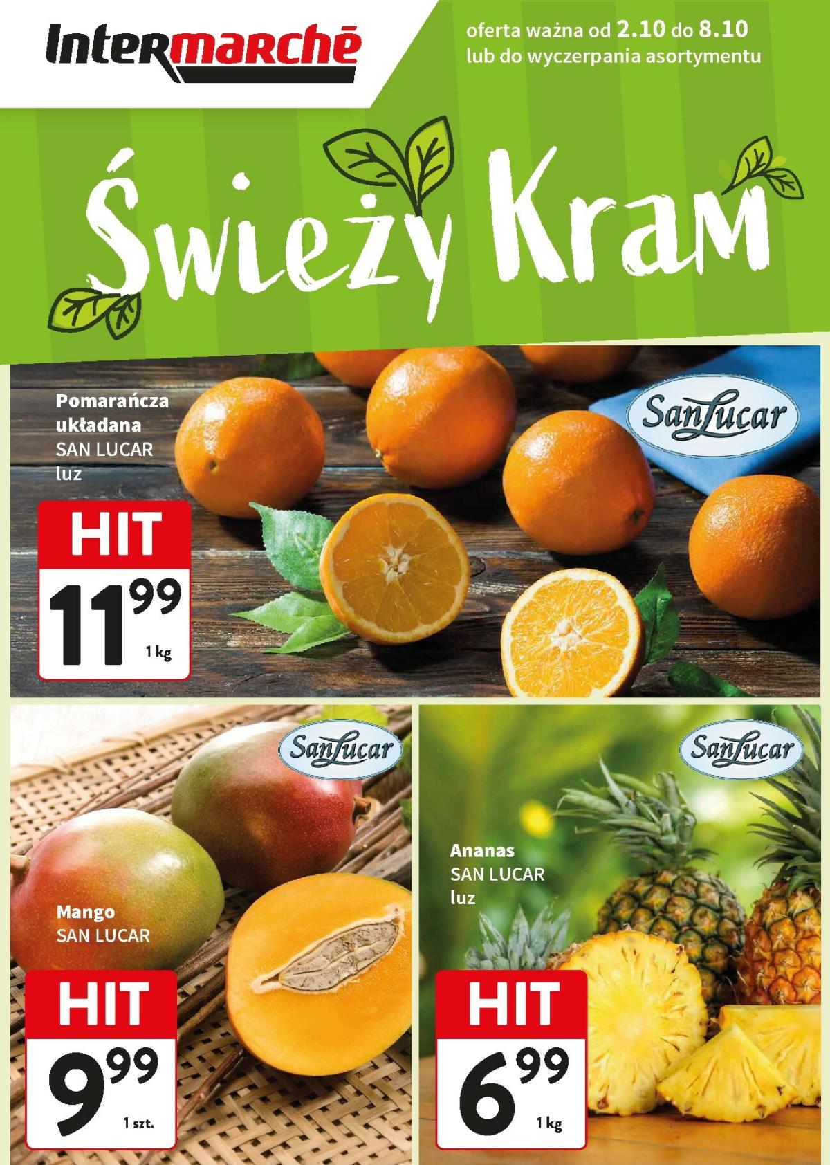 Gazetka Intermarché - Świeży HIT - ważna od 02.10. do 08.10.