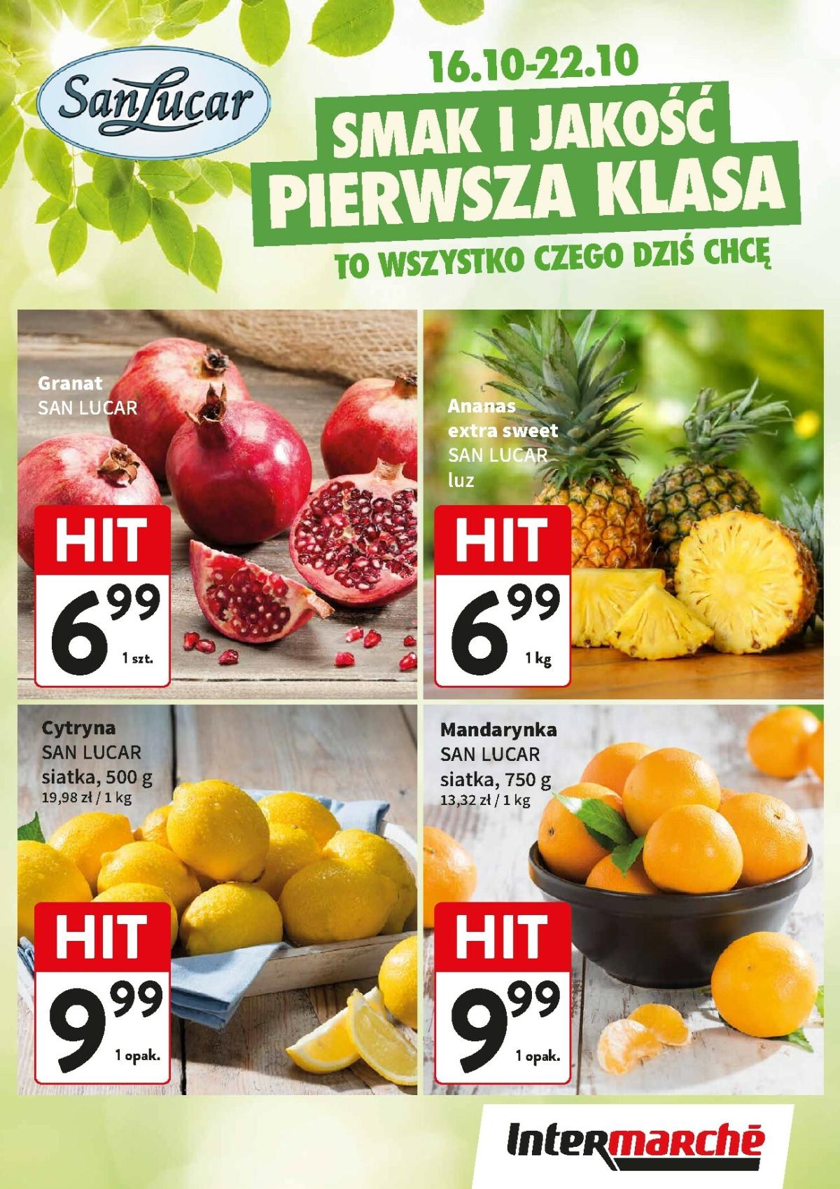 Gazetka Intermarché - Świeży Hit - ważna od 16.10. do 22.10.