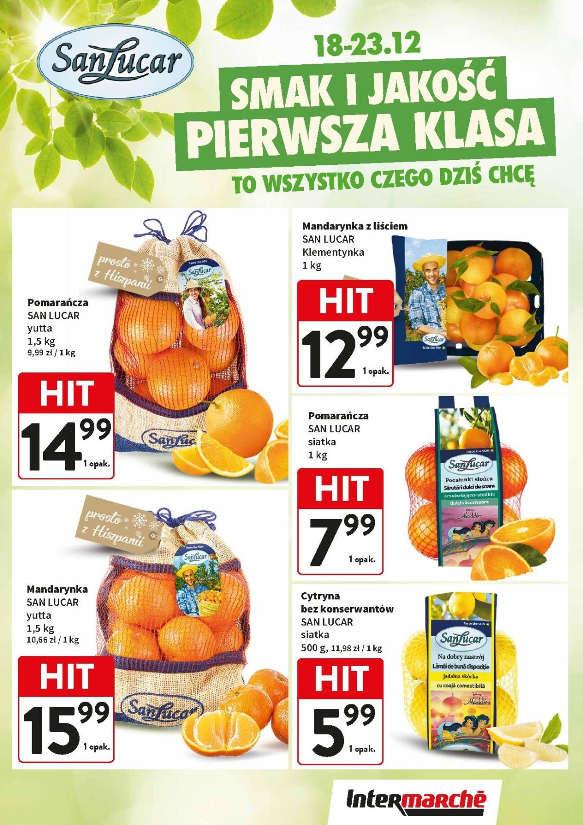 Gazetka Intermarché - Świeży Hit - ważna od 18.12. do 23.12.