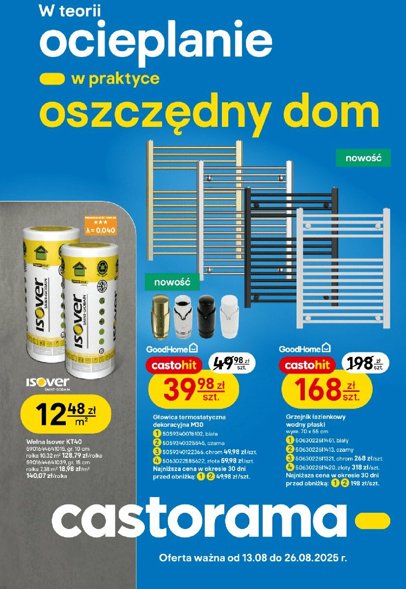 Gazetka Castorama - ważna od 13.08. do 26.08.