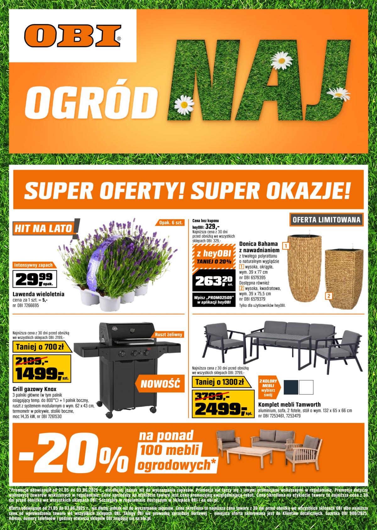 OBI gazetka ważna od 21.05. - 03.06.