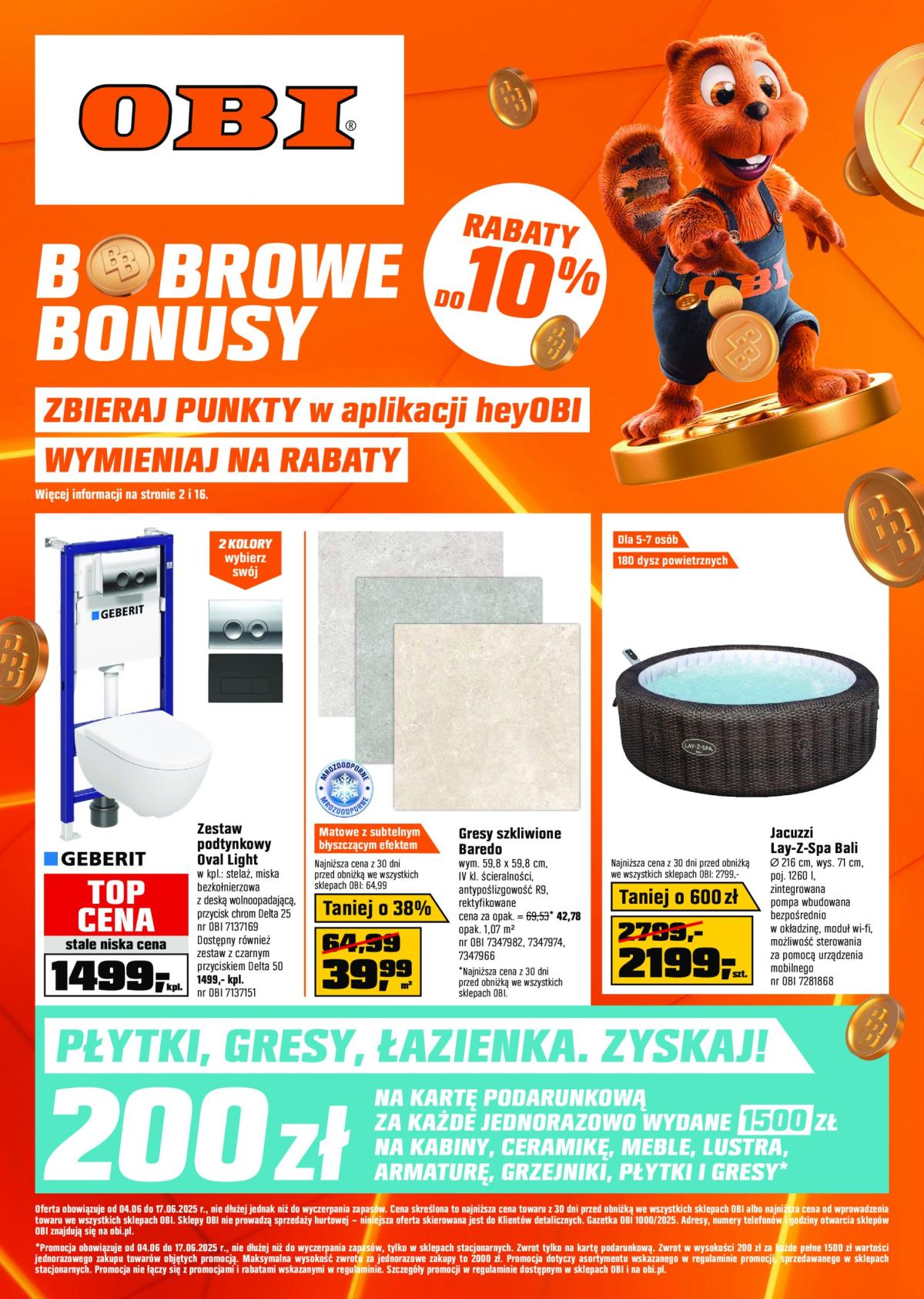 OBI gazetka ważna od 04.06. - 17.06.