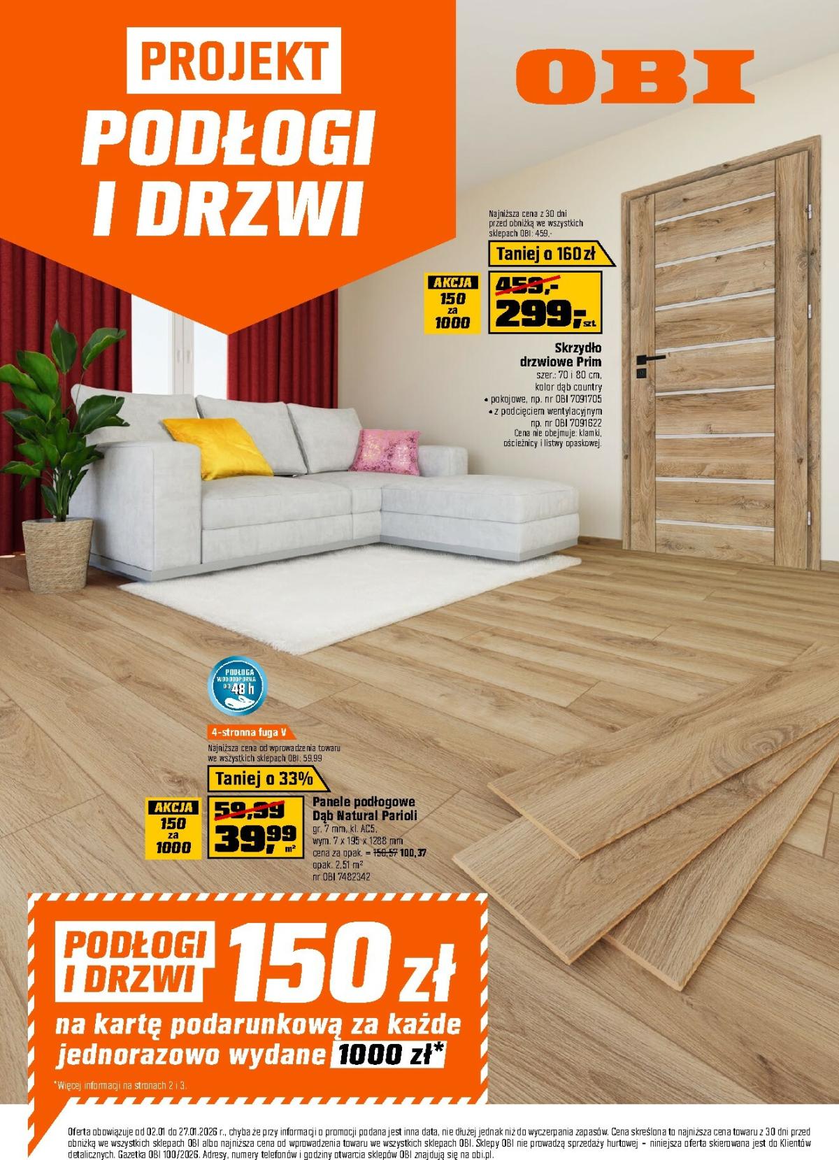 Gazetka OBI - ważna od 02.01. do 27.01.
