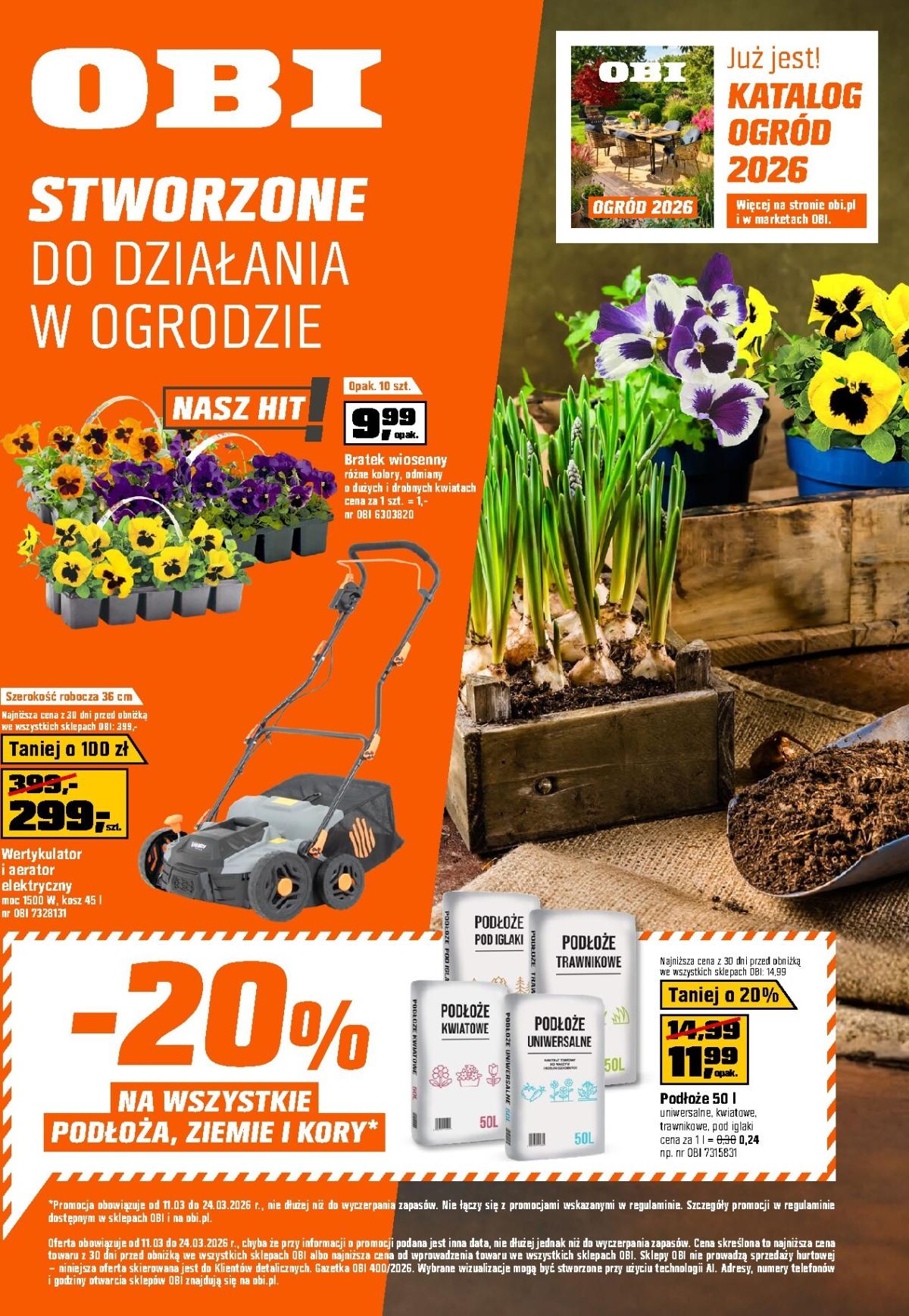Gazetka OBI - ważna od 11.03.2026 do 24.03.2026