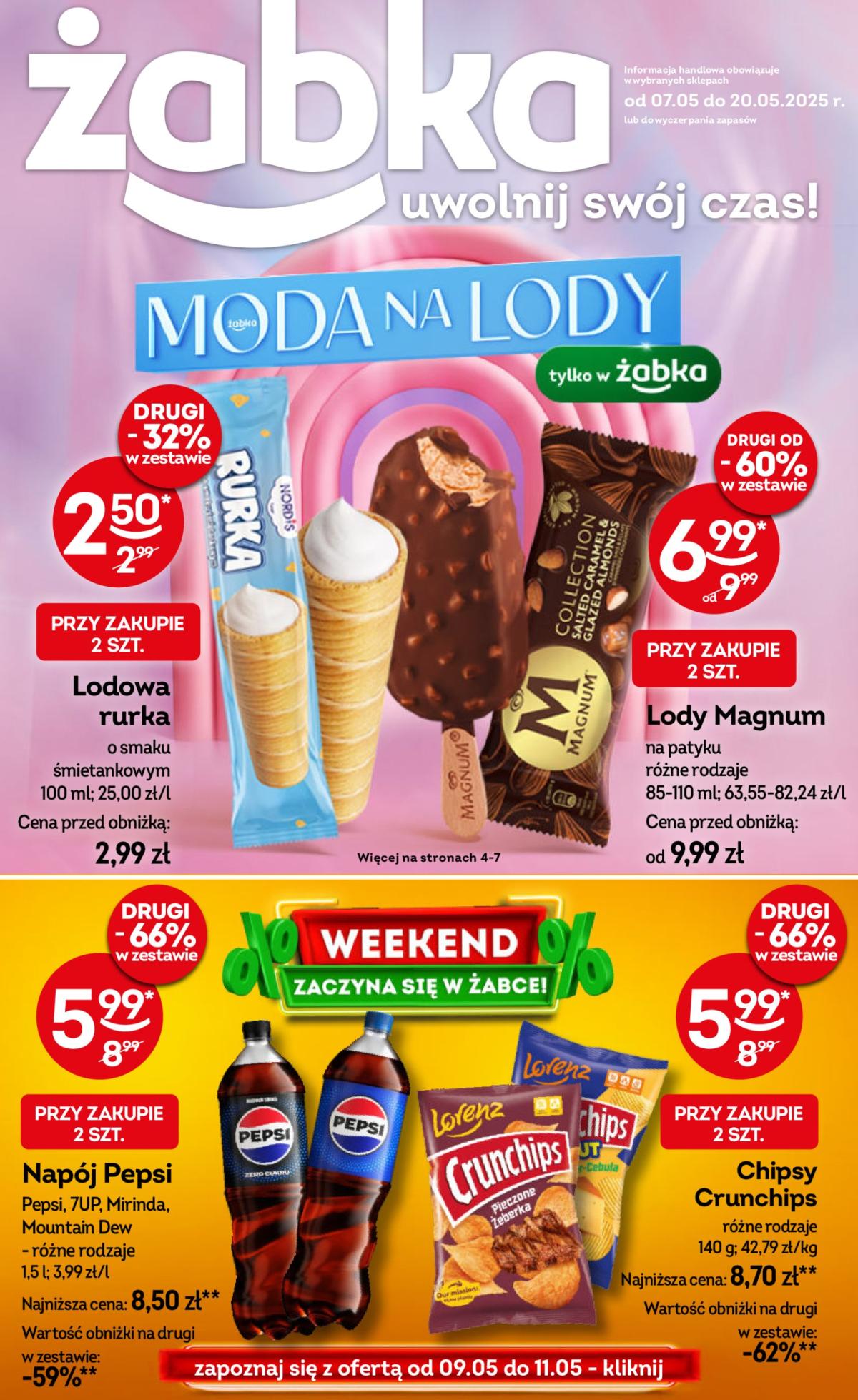 Żabka gazetka ważna od 07.05. - 20.05.