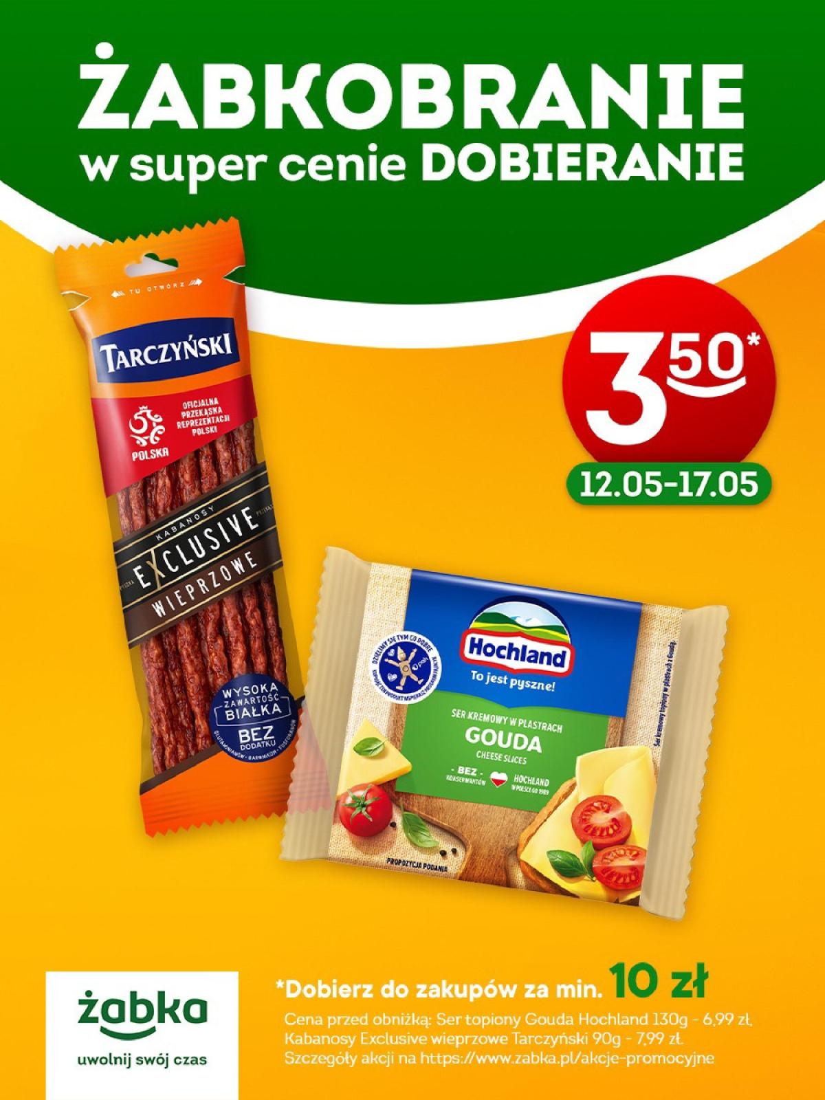 Żabka - Kabanosy i ser gazetka ważna od 11.05. - 17.05.