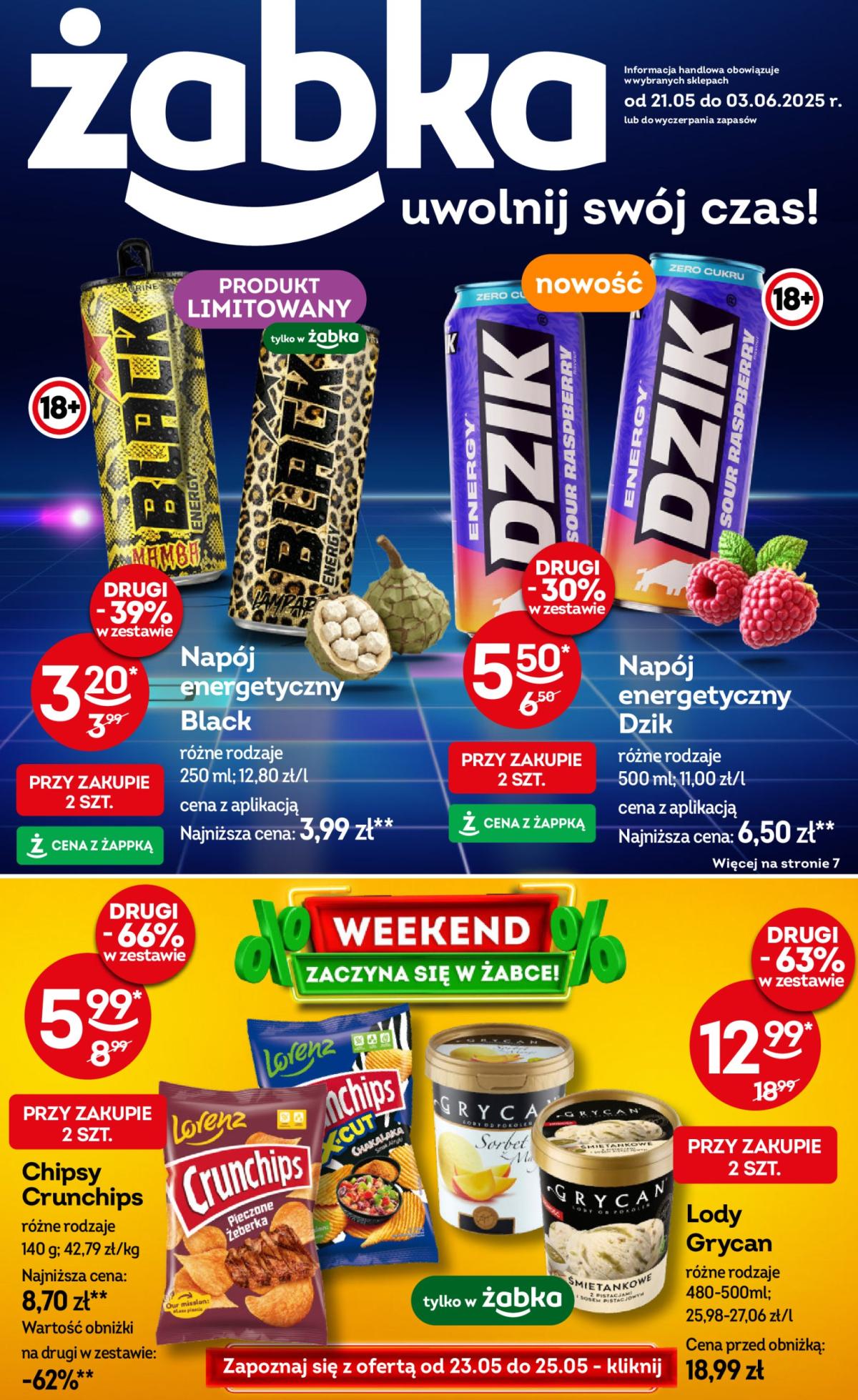 Żabka gazetka ważna od 21.05. - 03.06.