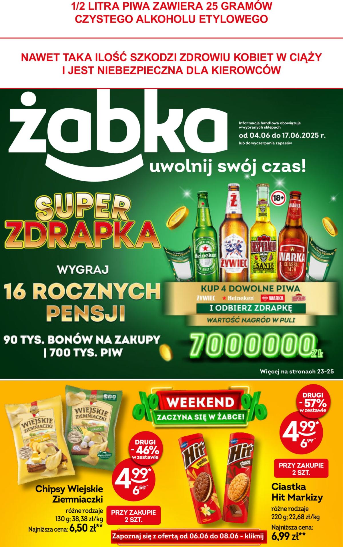 Gazetka Żabka ważna od 04.06. - 17.06.