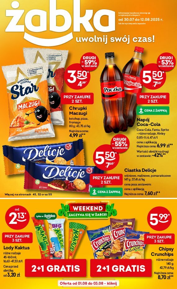 Gazetka Żabka ważna od 30.07. - 12.08.