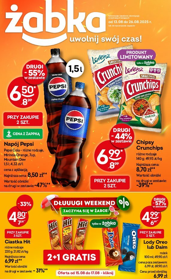 Gazetka Żabka - ważna od 13.08. do 26.08.