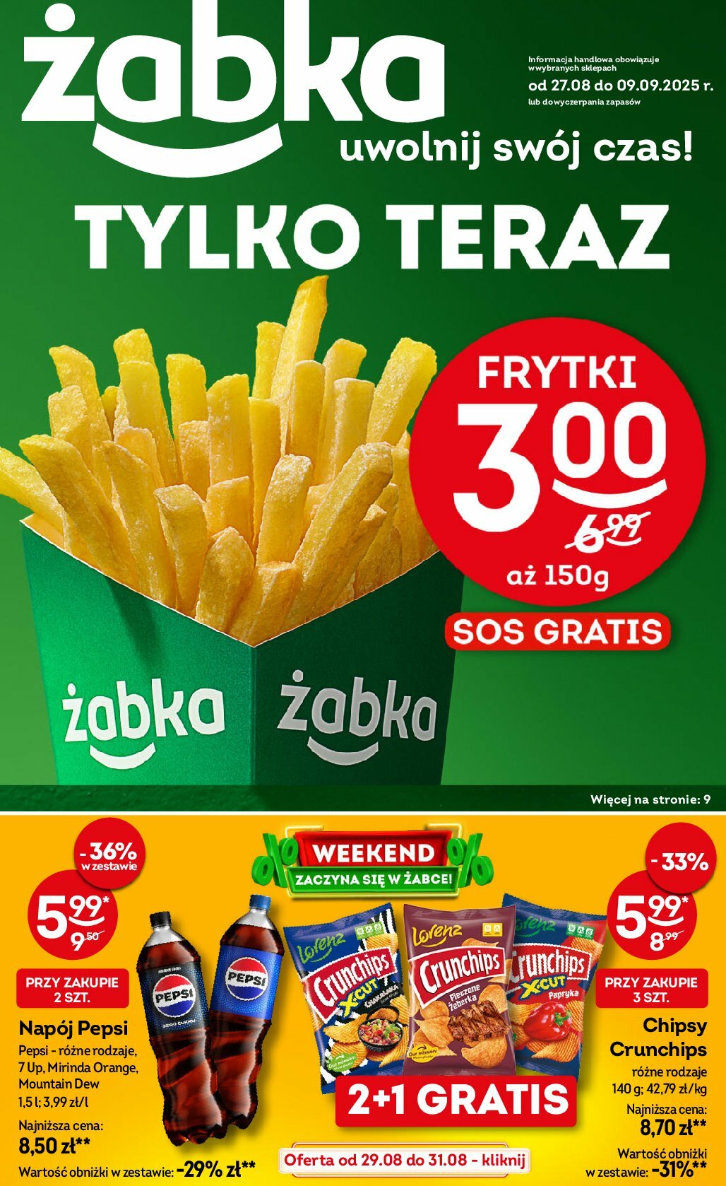 Gazetka Żabka - ważna od 27.08. do 09.09.