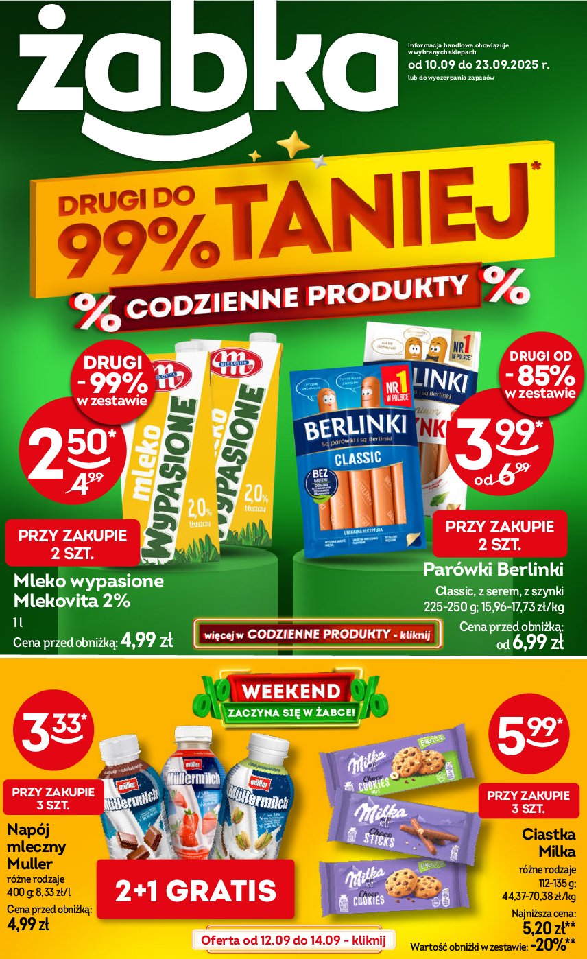 Gazetka Żabka - ważna od 10.09. do 23.09.