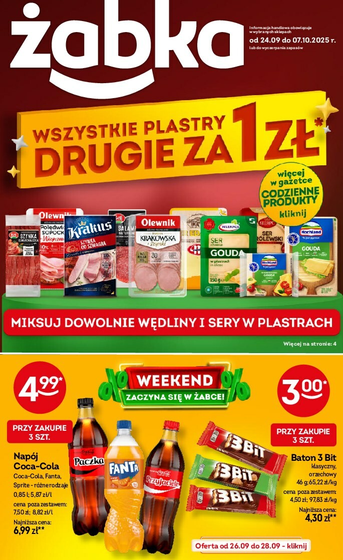 Gazetka Żabka - ważna od 24.09. do 07.10.