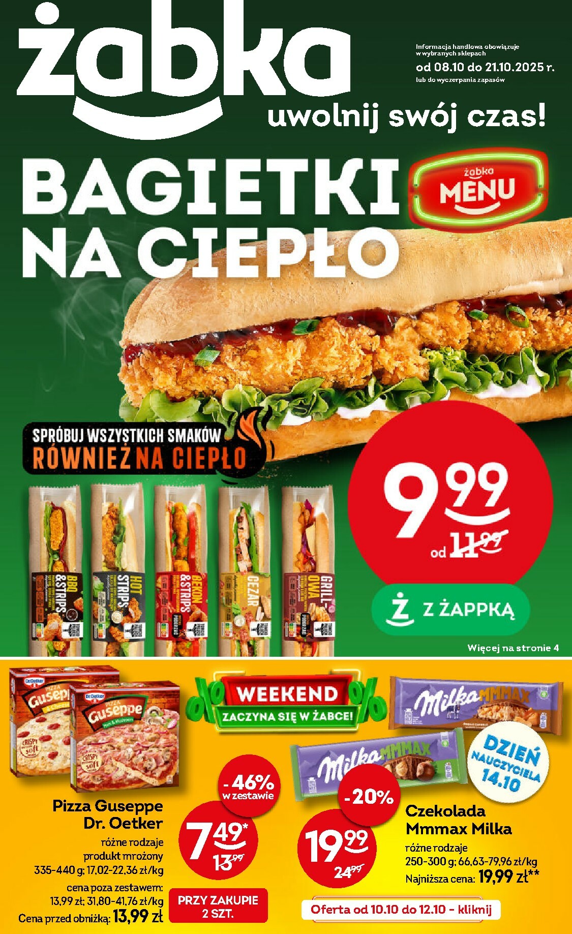 Gazetka Żabka - ważna od 08.10. do 21.10.