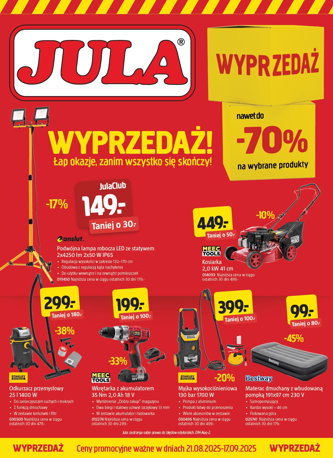 Gazetka Jula - ważna od 21.08. do 17.09.