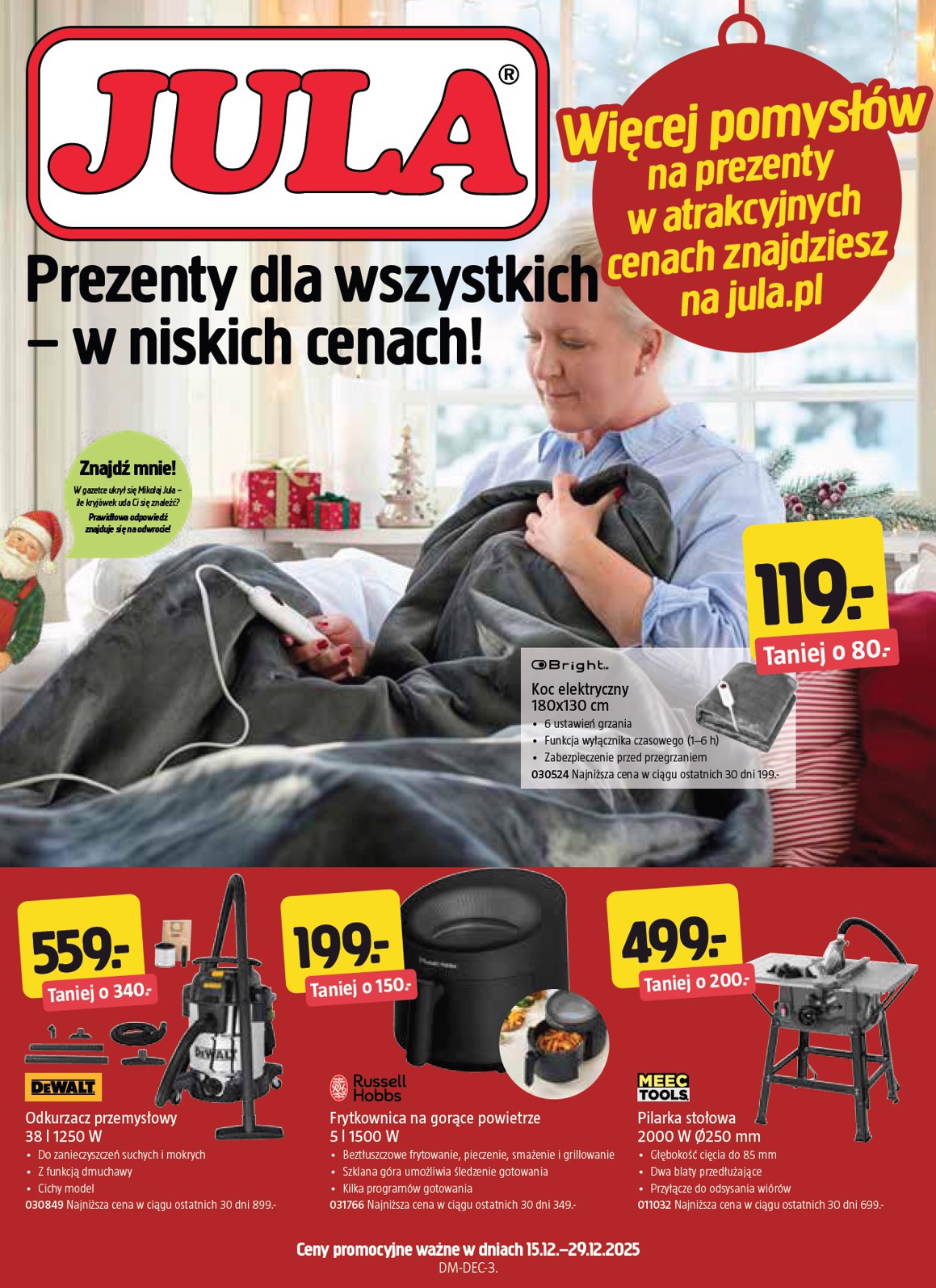Gazetka Jula - ważna od 15.12. do 29.12.