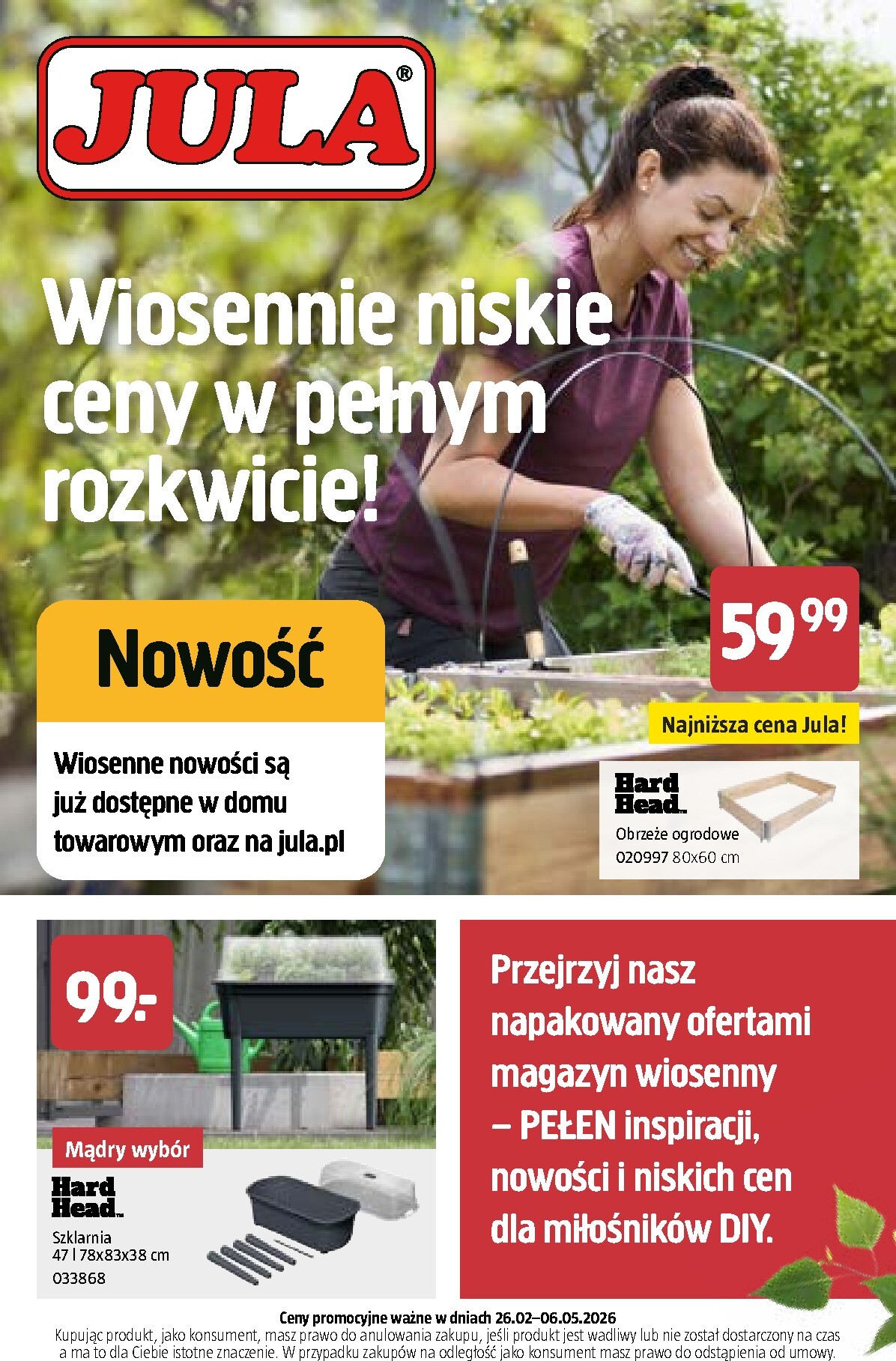 Gazetka Jula - Niskie ceny w rozkwicie - ważna od 26.02.2026 do 06.05.2026