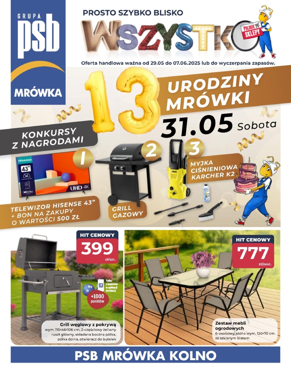 Mrówka - Kolno gazetka ważna od 29.05. - 07.06.