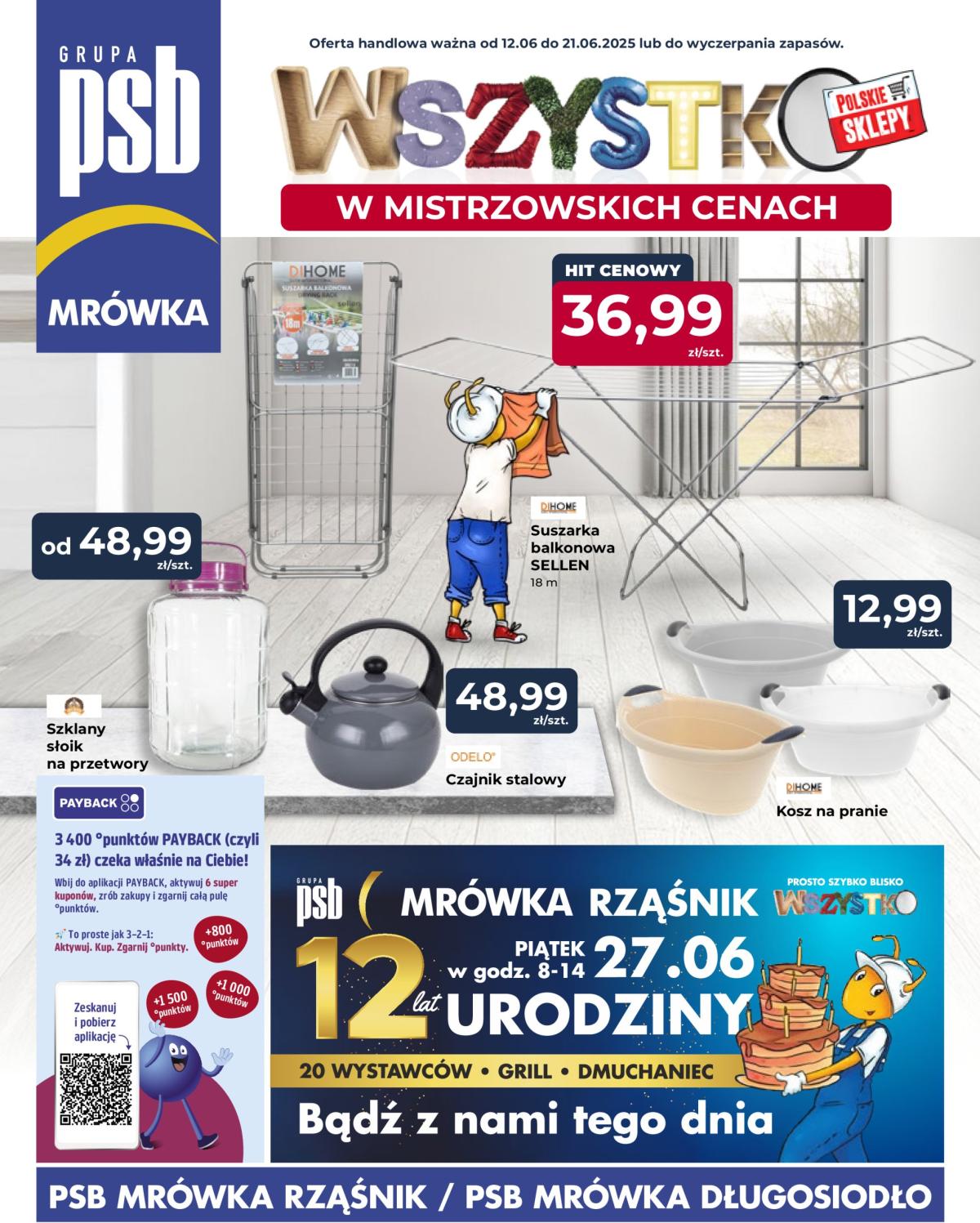 Gazetka Mrówka - Długosiodło ważna od 12.06. - 21.06.