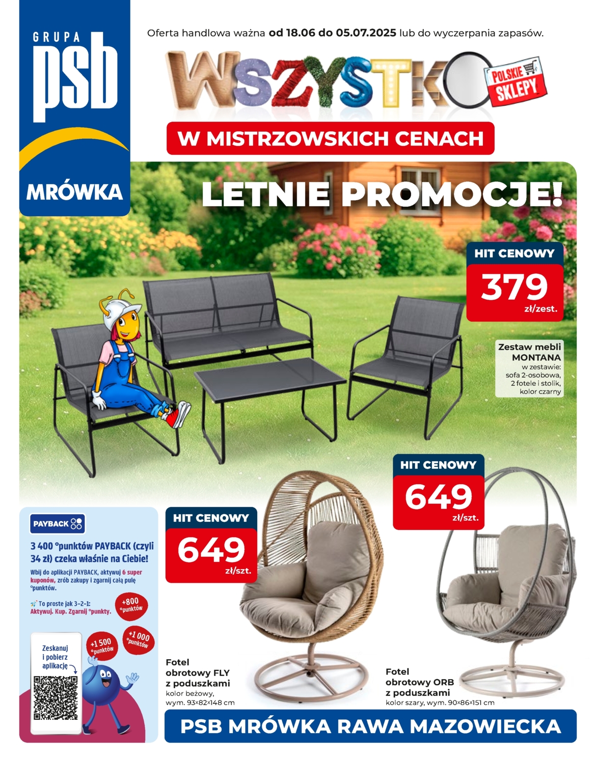 Gazetka Mrówka - Letnie promocje ważna od 18.06. - 05.07.