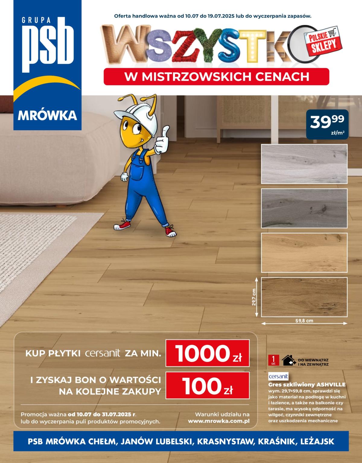 Gazetka Mrówka - Chełm ważna od 10.07. - 19.07.