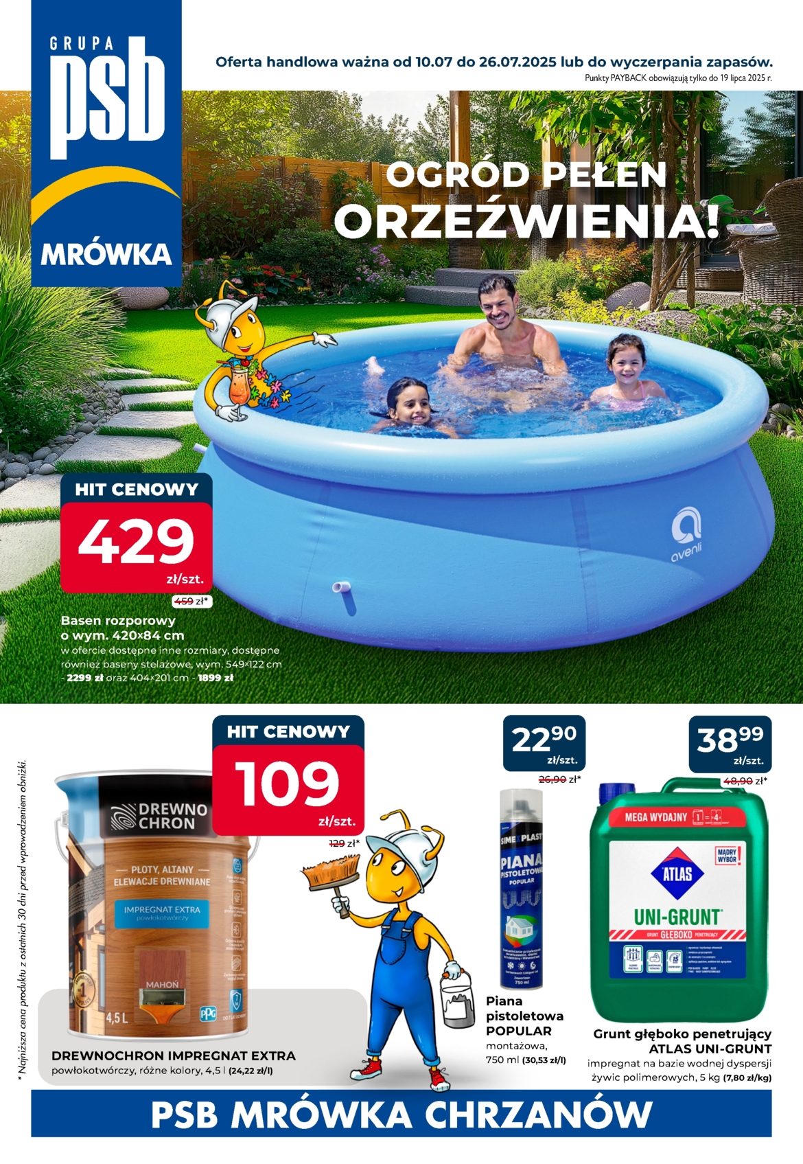 Gazetka Mrówka ważna od 10.07. - 26.07.
