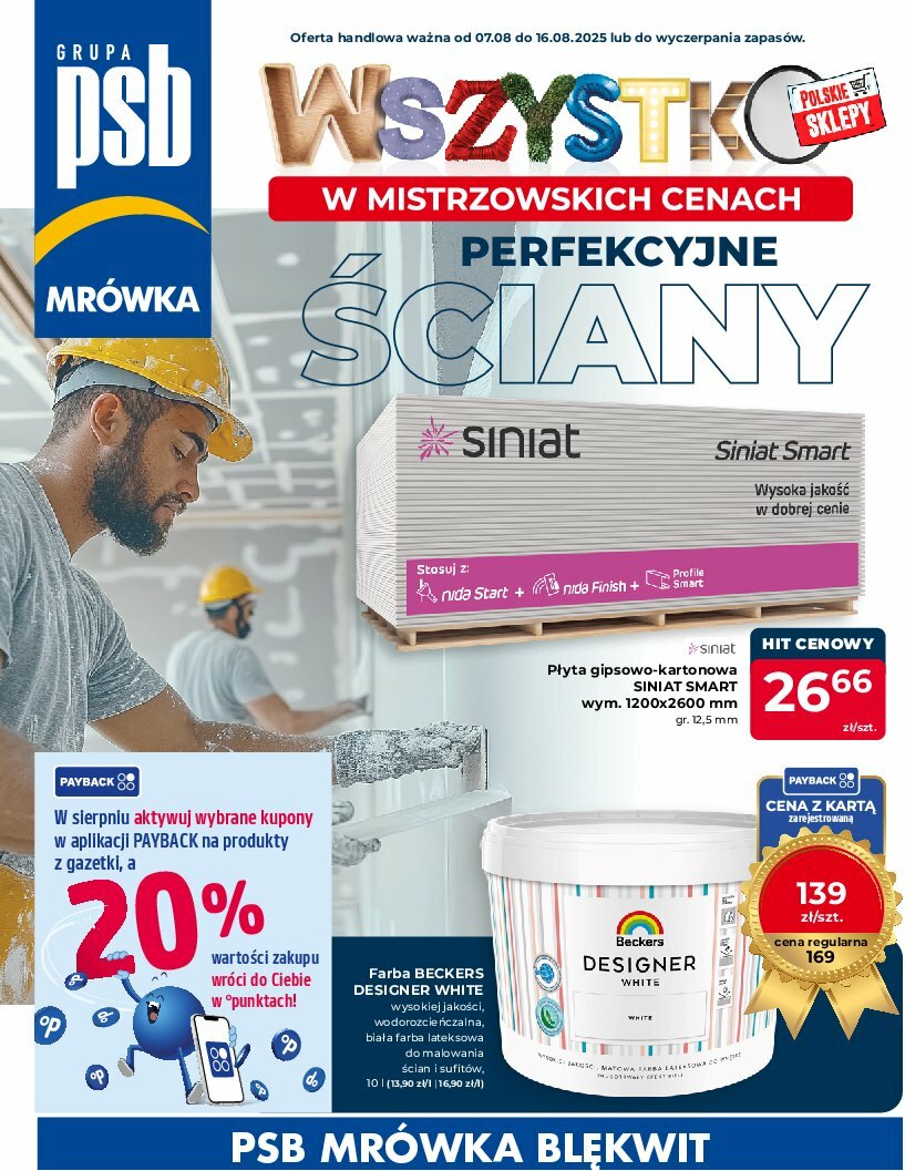 Gazetka Mrówka - Blękwit - ważna od 07.08. do 16.08.
