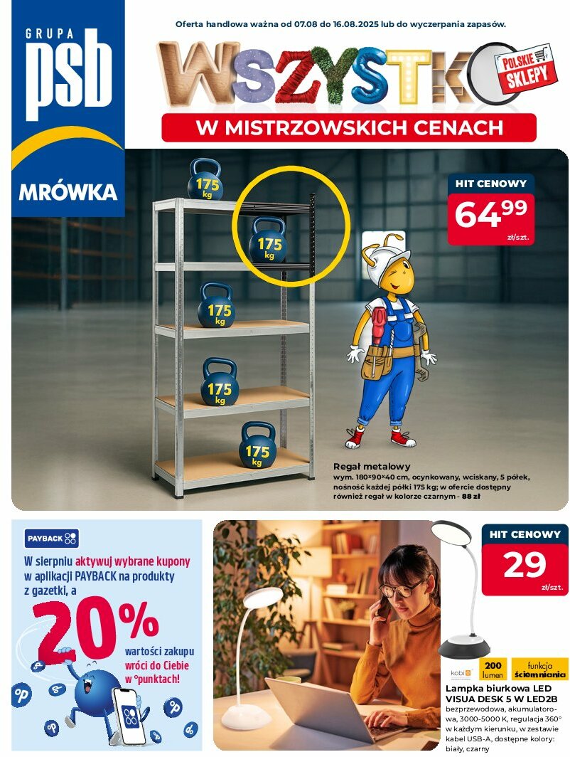Gazetka Mrówka - Andrychów - ważna od 07.08. do 16.08.