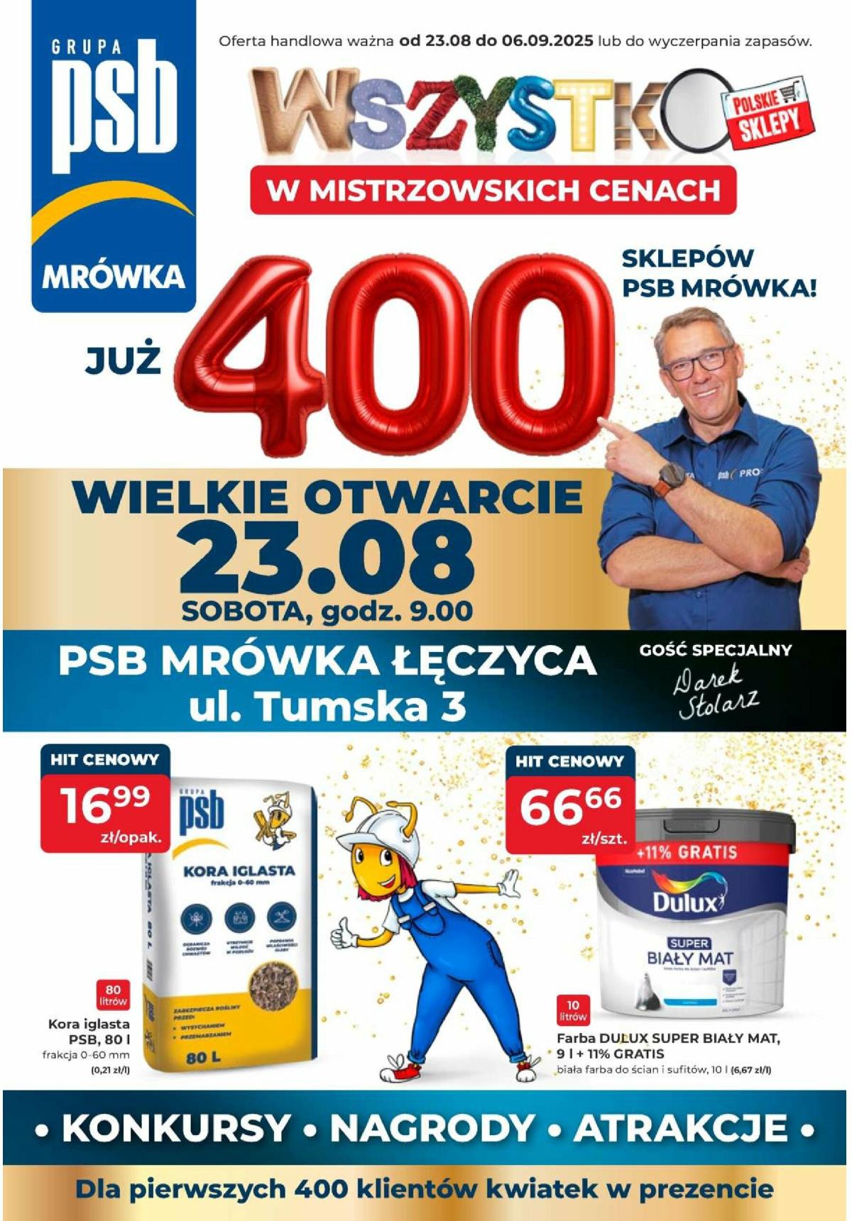 Gazetka Mrówka - ważna od 23.08. do 06.09.