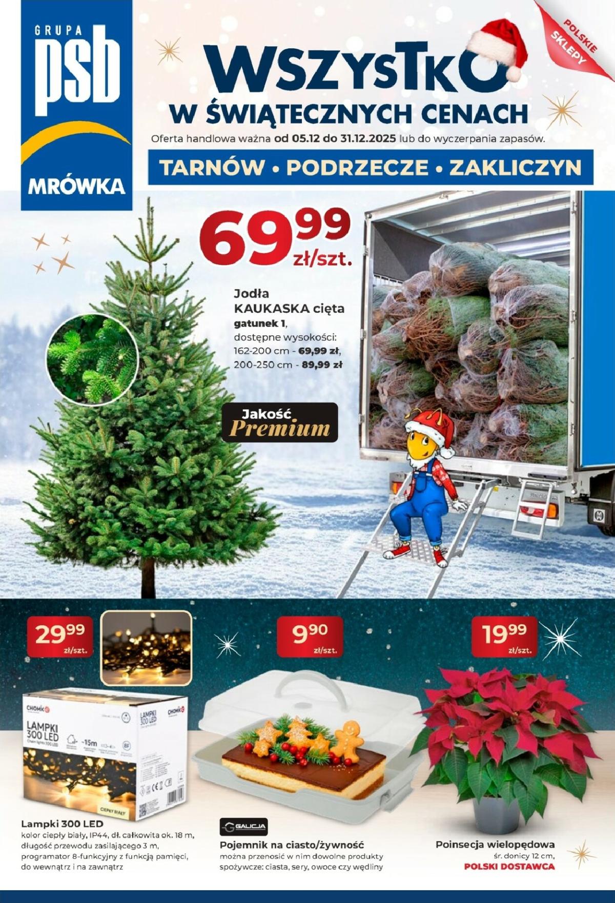 Gazetka Mrówka - Tarnów, Zakliczyn, Podrzecze - ważna od 05.12. do 31.12.