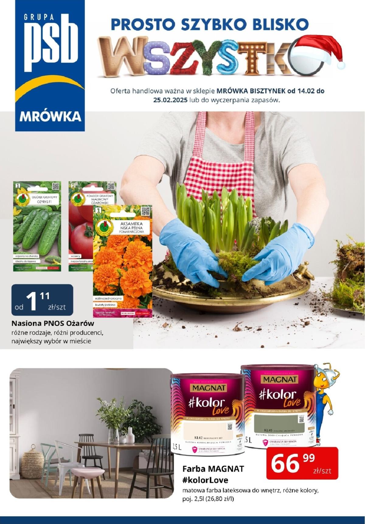 Gazetka Mrówka - Bisztynek - ważna od 14.02.2026 do 25.02.2026