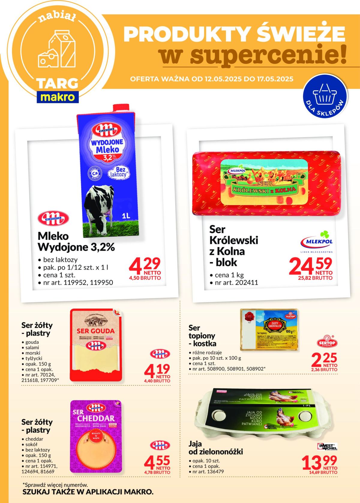 Targ MAKRO - Oferta świeża w super cenach! gazetka ważna od 12.05. - 17.05.