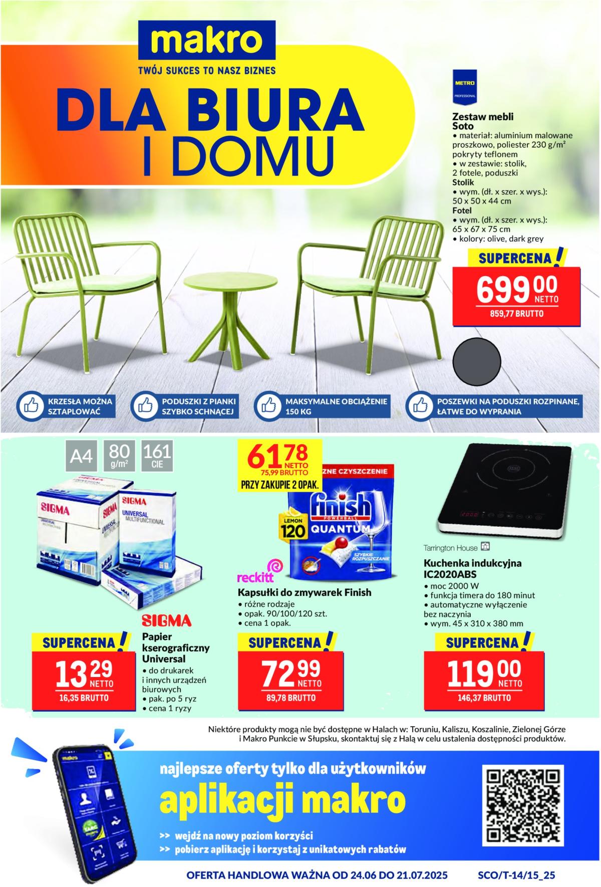 Gazetka Makro - Oferta dla biura i domu ważna od 24.06. - 21.07.