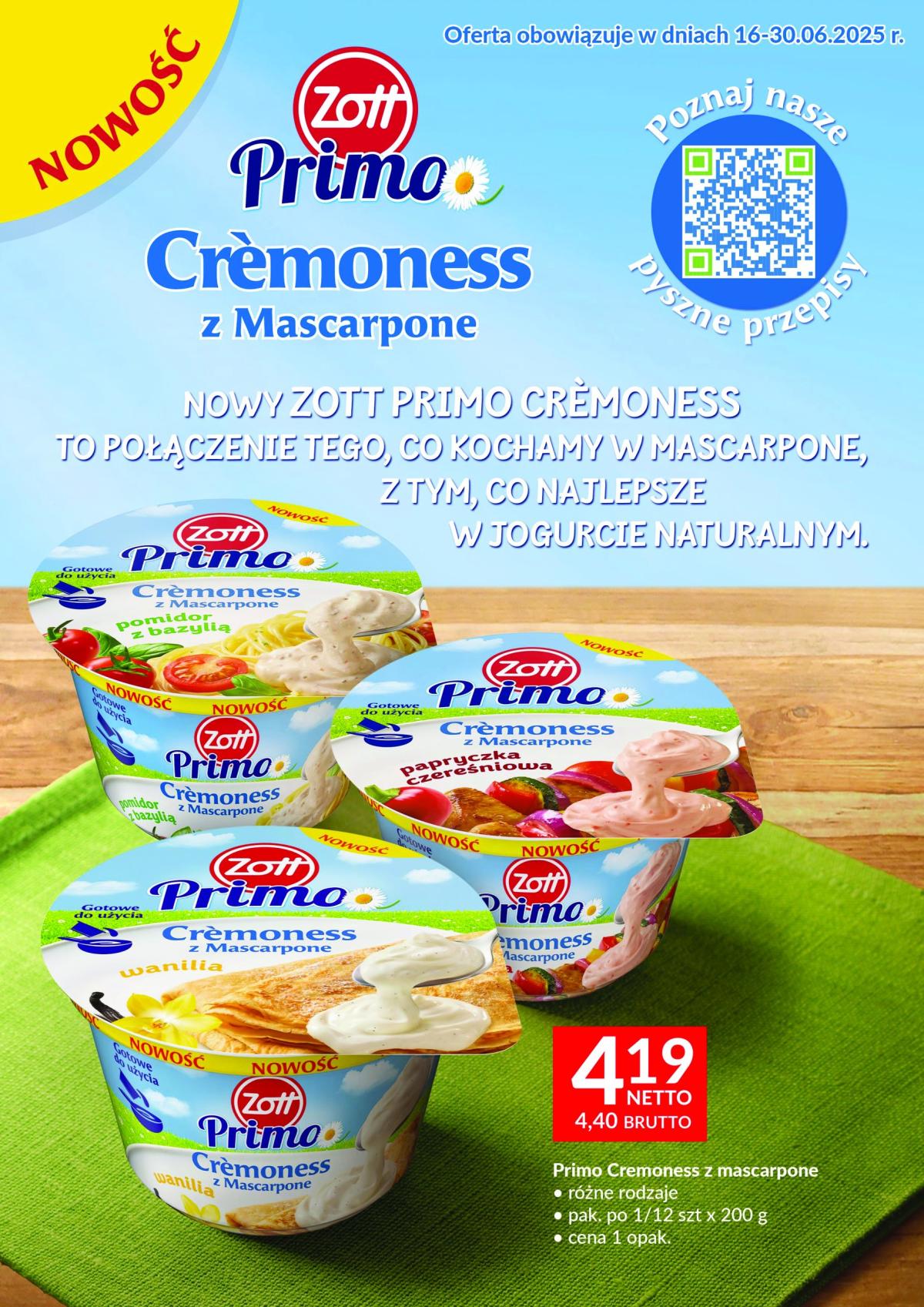 Gazetka Makro - Ulotka Zott ważna od 16.06. - 30.06.