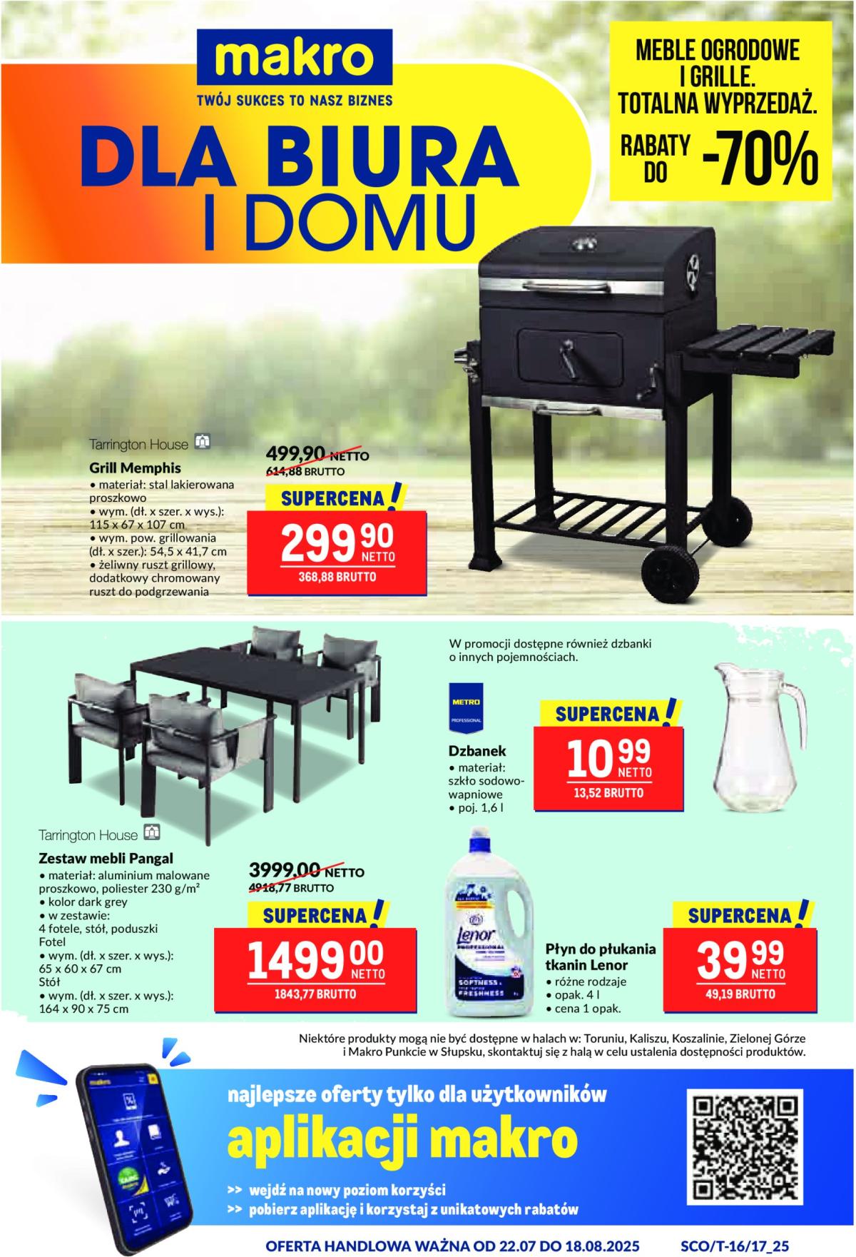 Gazetka Makro - Oferta dla biura i domu ważna od 22.07. - 18.08.