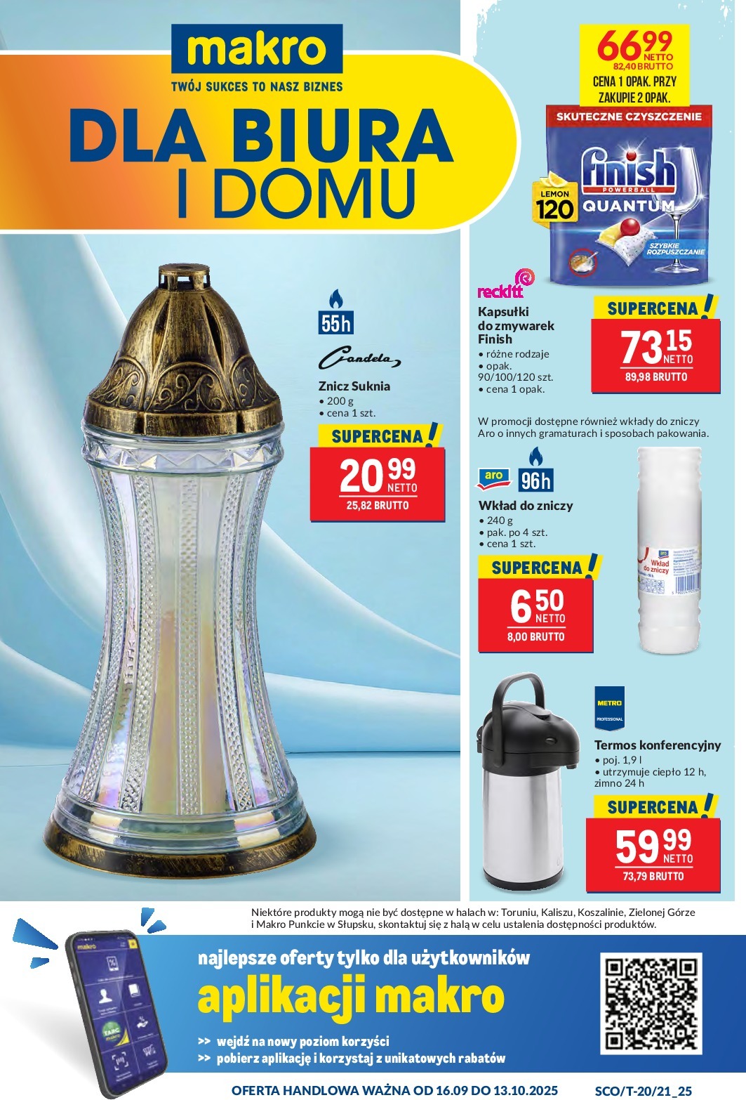Gazetka Makro - Oferta dla biura i domu - ważna od 16.09. do 13.10.