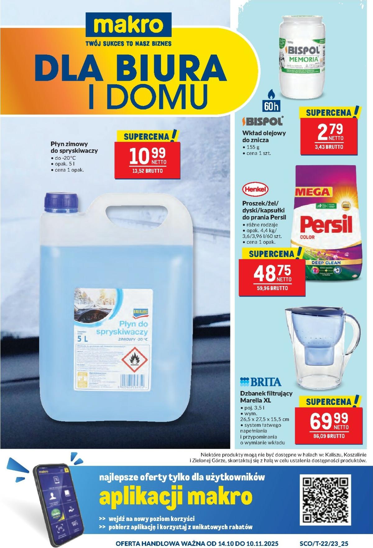 Gazetka Makro - Oferta dla biura i domu - ważna od 14.10. do 10.11.